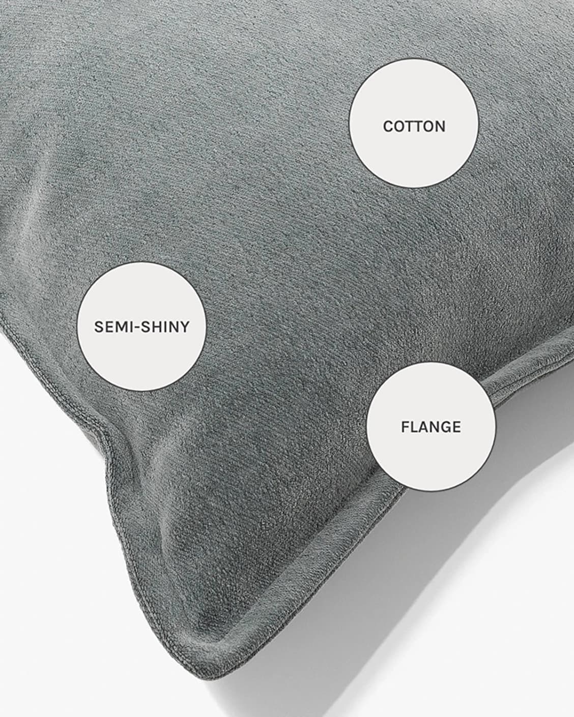 Haley Lucas cushions in azure and grey, shown in a product close-up as image 10