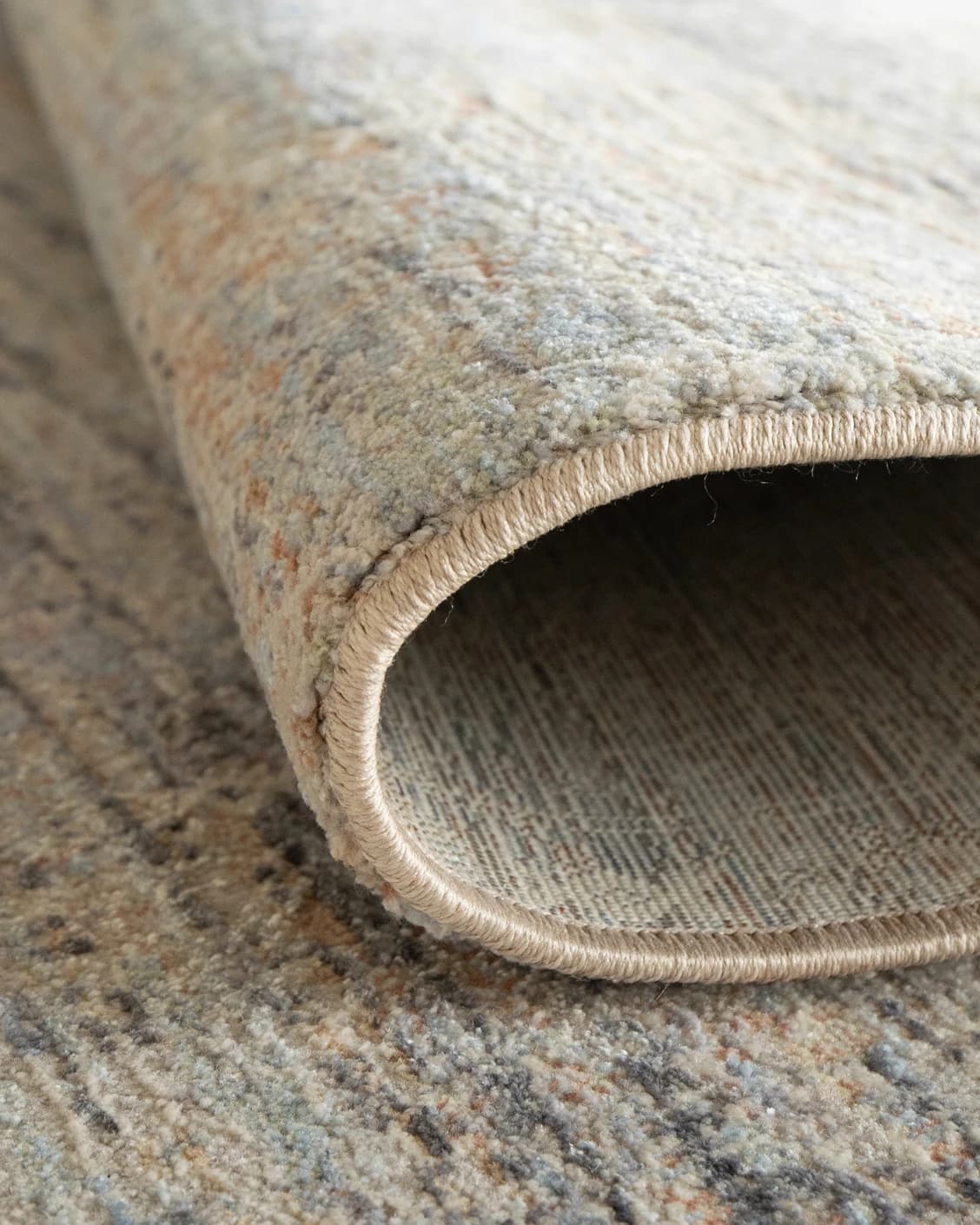 Hana Goldberg carpet in gold, shown in a product close-up as image 11