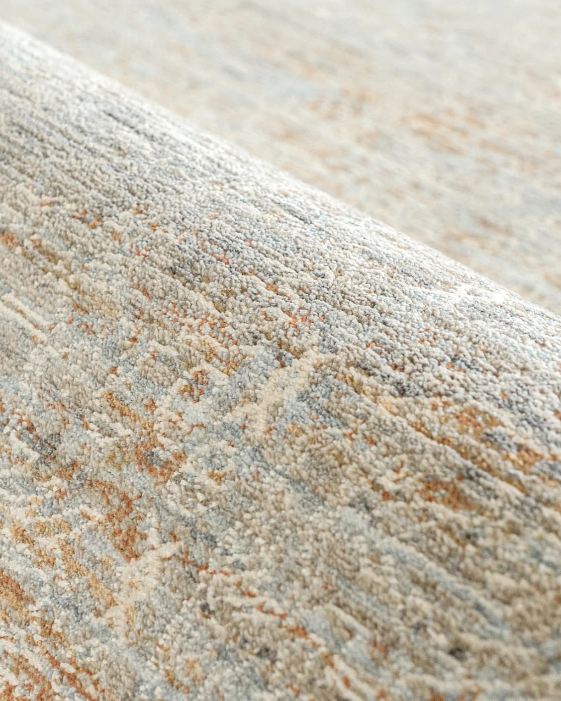 Hana Goldberg carpet in gold, shown in a product close-up as image 12