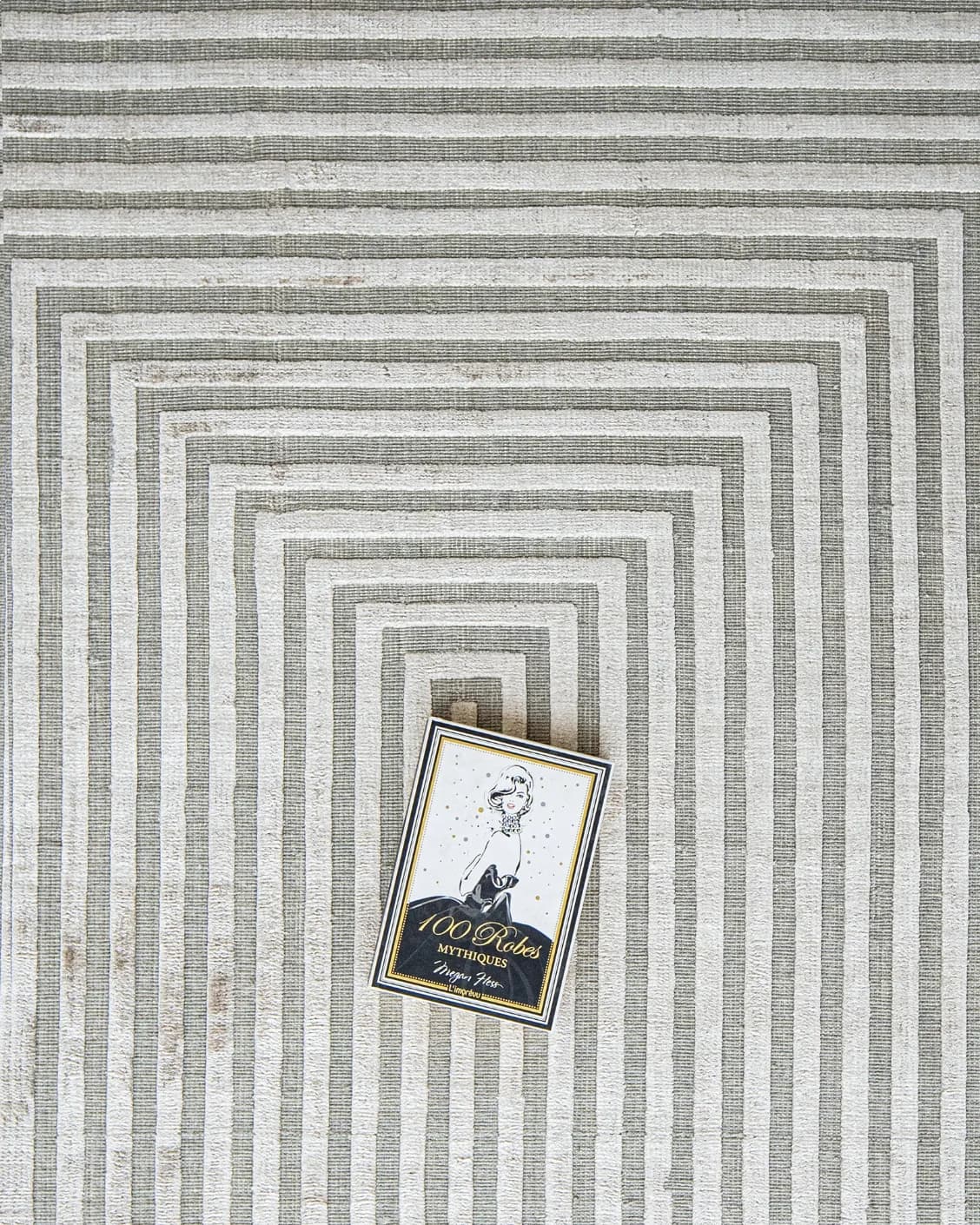 Harf Noon Ashton carpet in grey, shown in a product top view as image 14