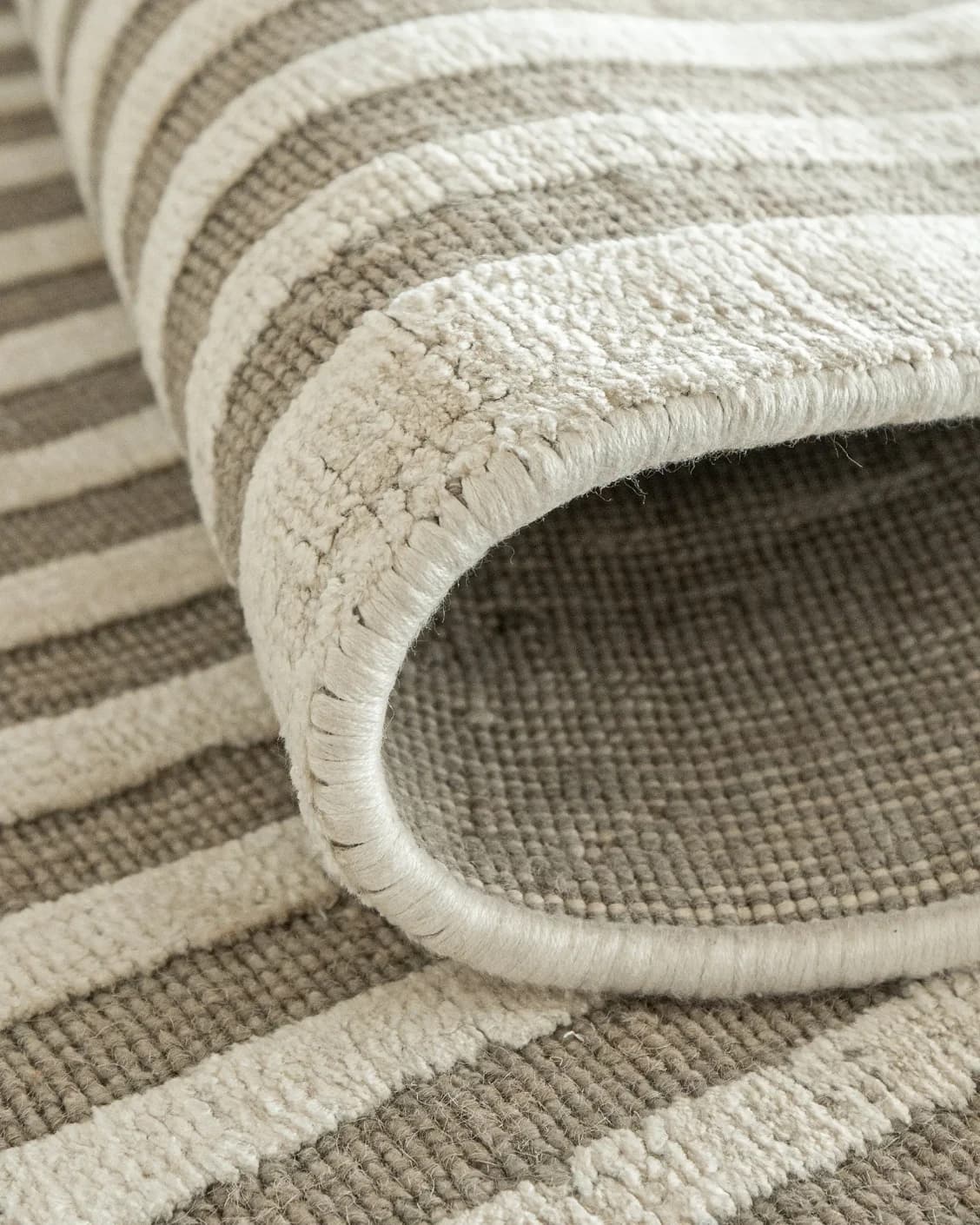 Harf Noon Sandy carpet in beige and ivory, shown in a product close-up as image 11