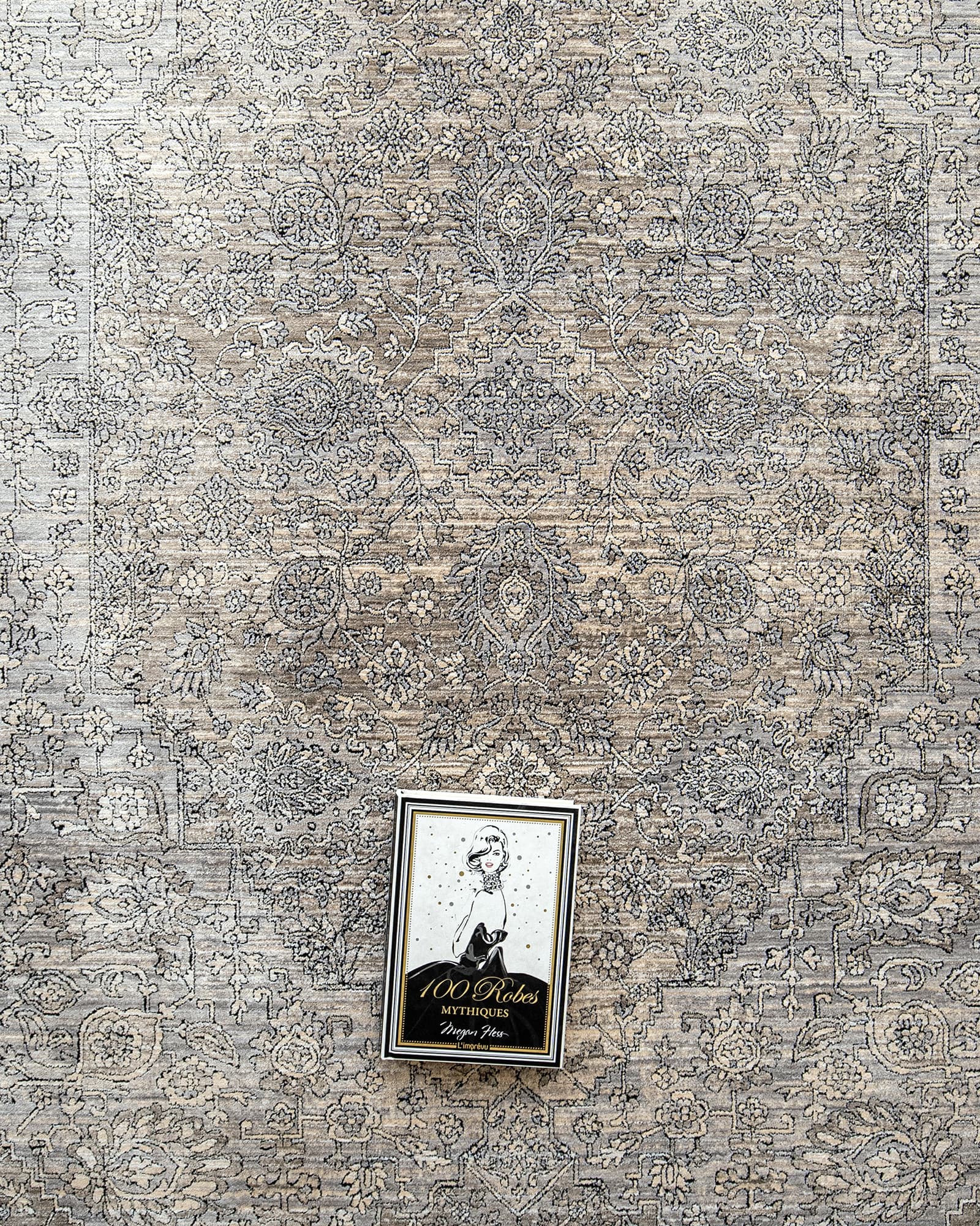 Harper Ashton carpet in grey, shown in a product top view as image 12