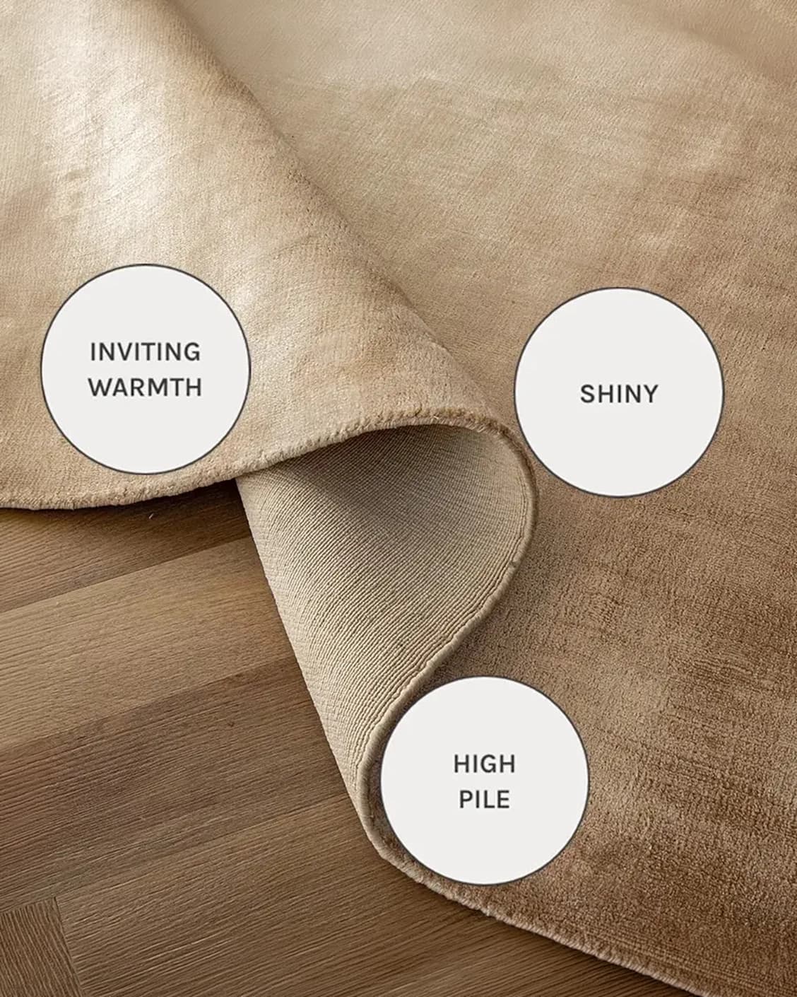 Hartman Sandy carpets in sandy and beige, shown in a close-up as image 11