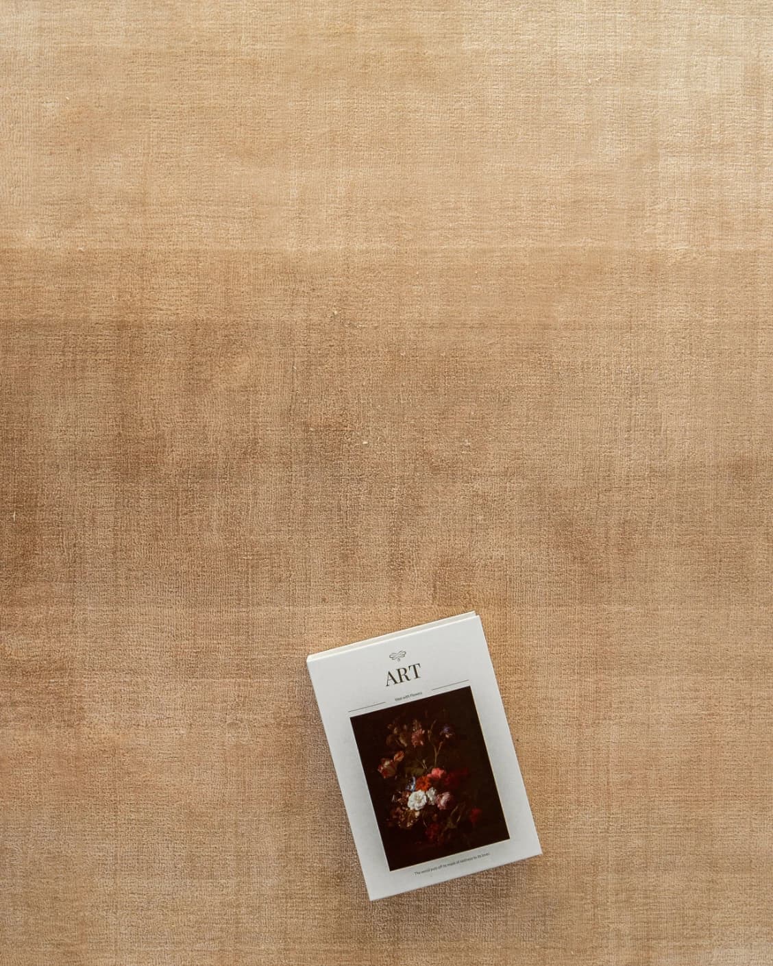 Hartman Sandy carpet in beige, shown in a product top view as image 10