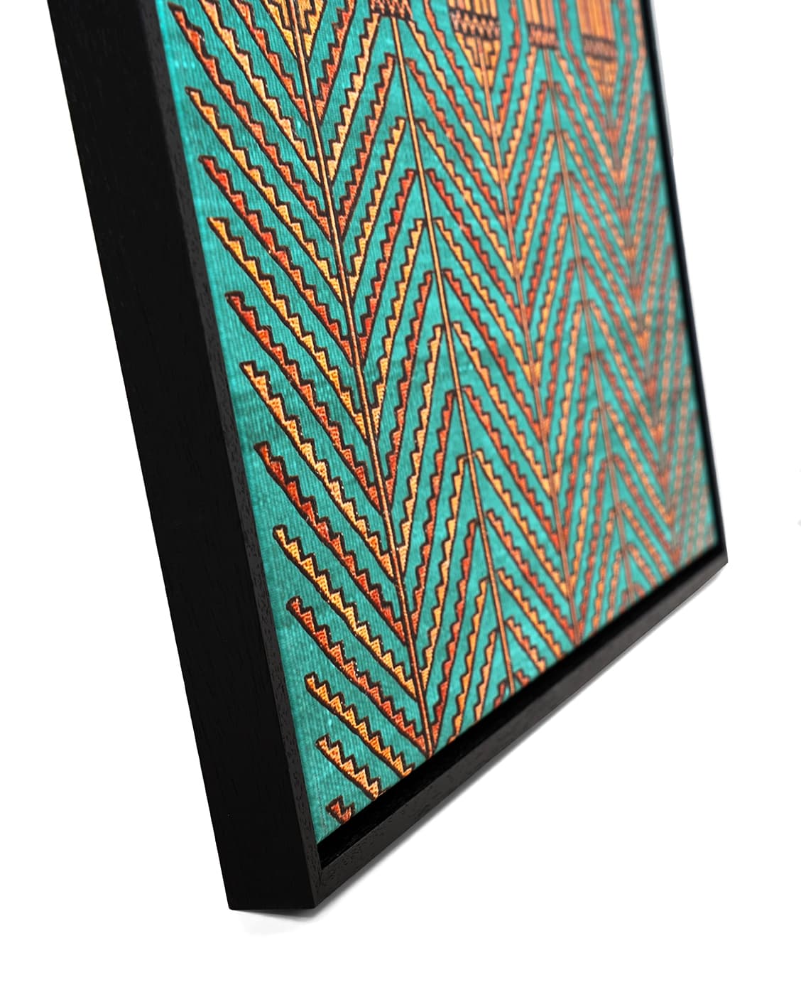 Harvest canvas in blue, shown in a lifestyle close-up as image 6