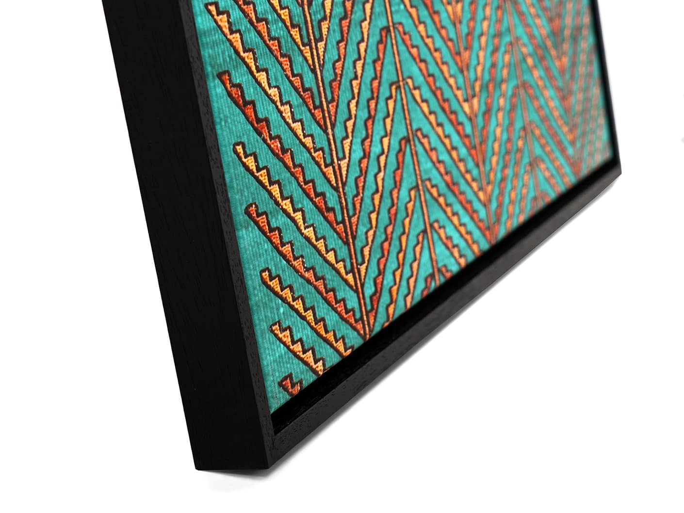Harvest canvas in blue, shown in a lifestyle close-up as image 2