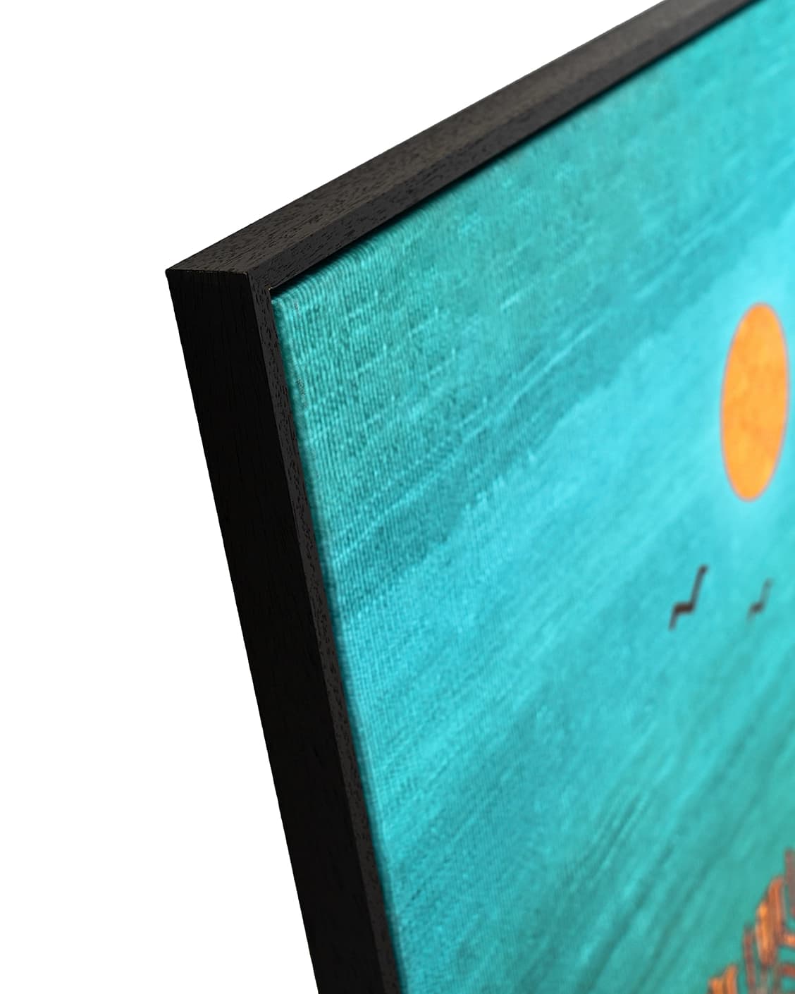 Harvest canvas in blue, shown in a lifestyle close-up as image 5