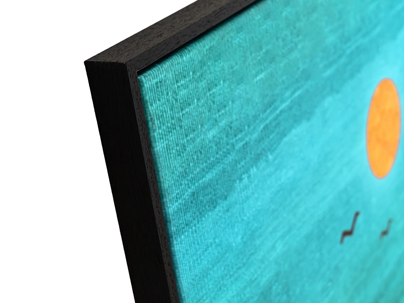 Harvest canvas in blue, shown in a lifestyle close-up as image 1