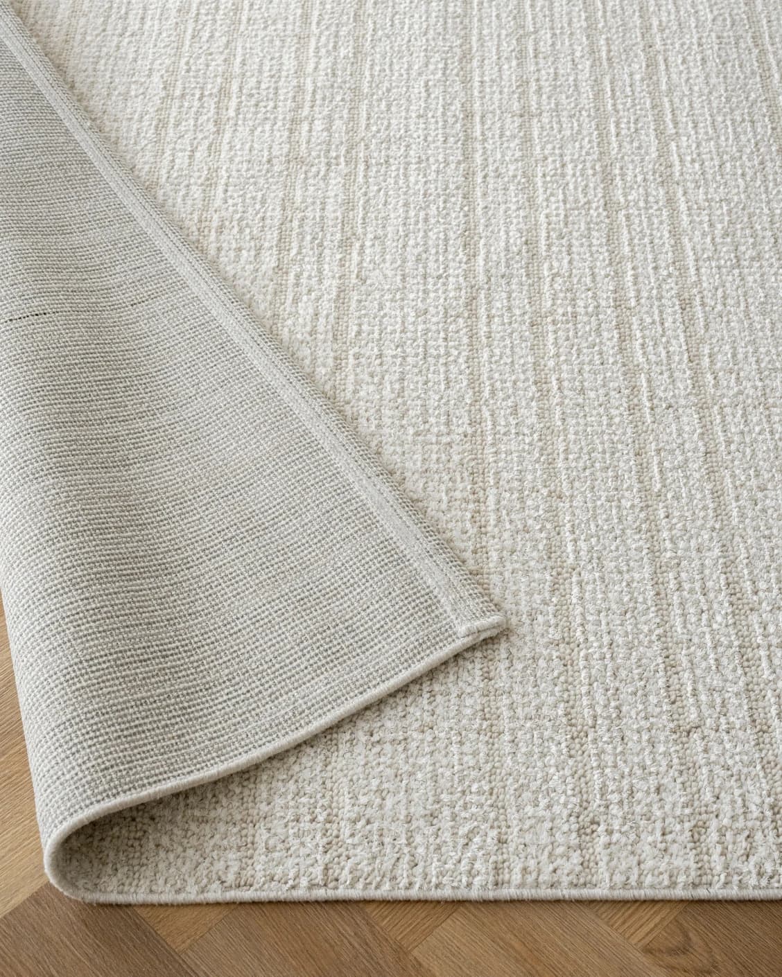 Henry Bianca carpet in ivory and pearl, shown in a product close-up as image 9