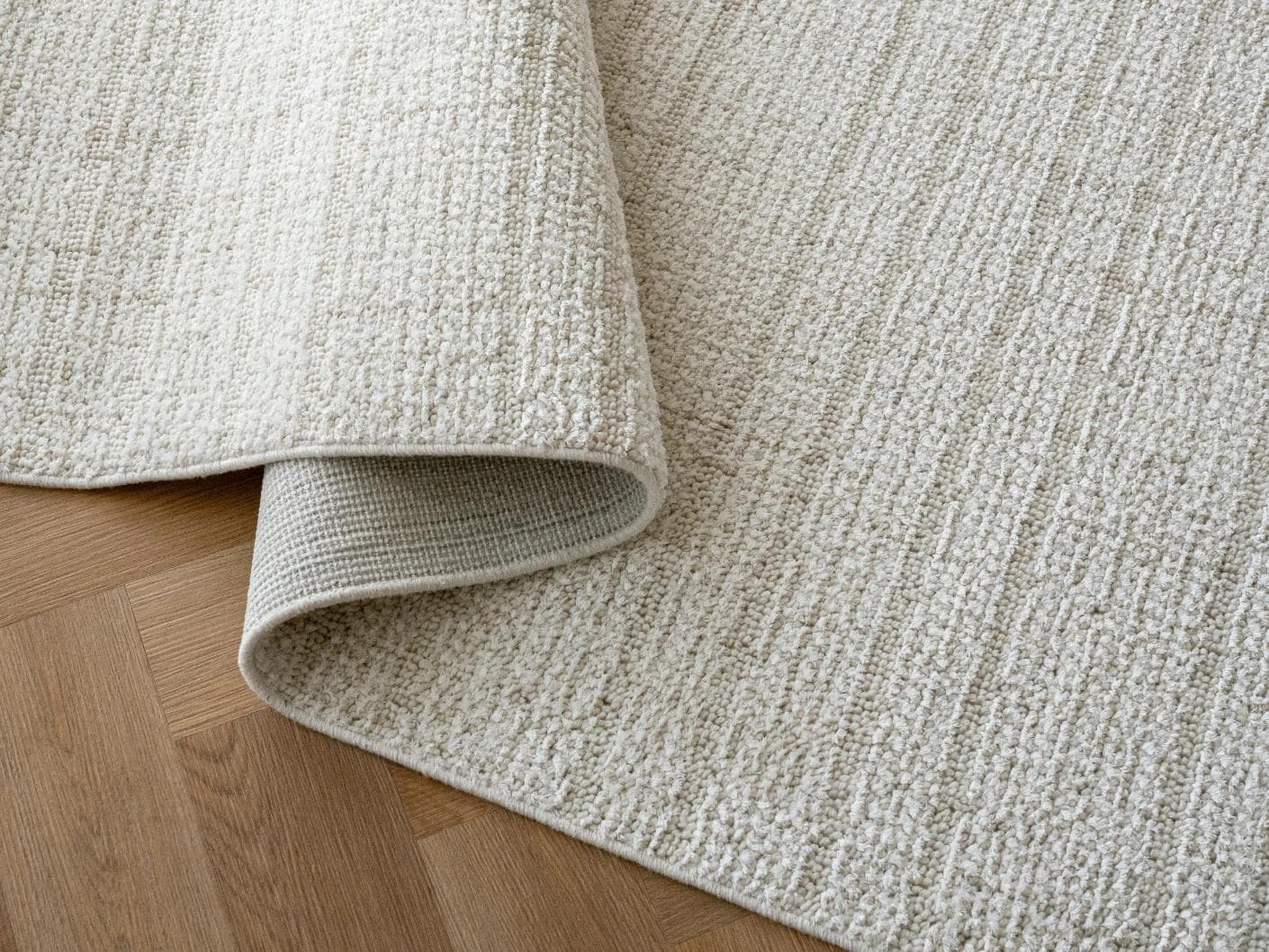 Henry Bianca carpet in ivory and pearl, shown in a product close-up as image 10