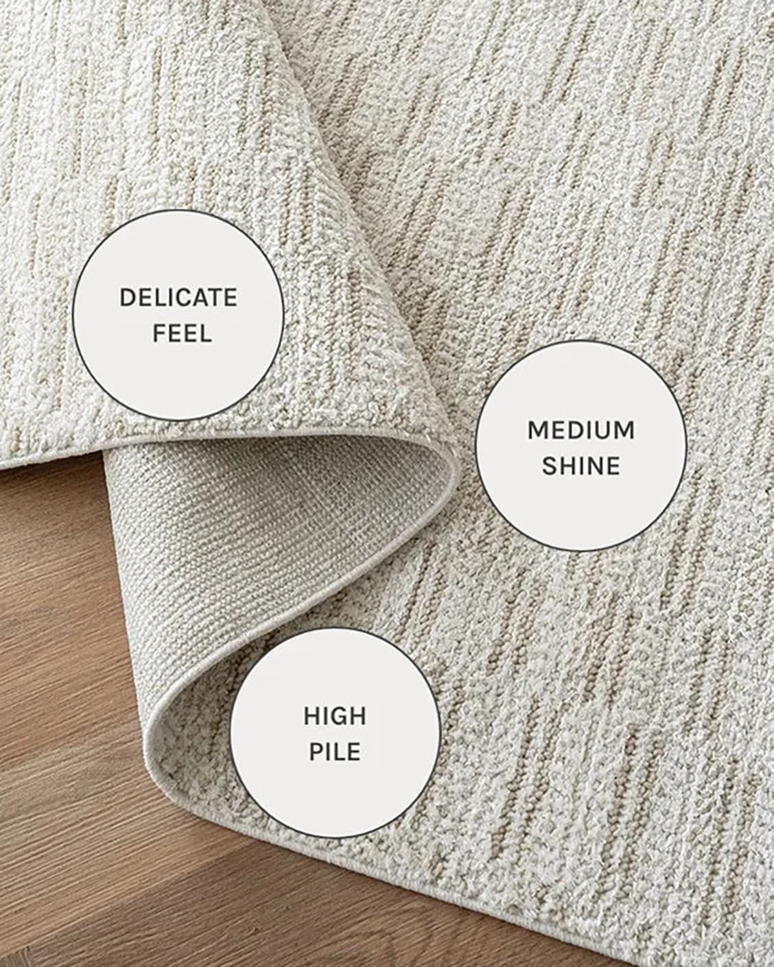 Henry Dune carpets in dune and beige, shown in a close-up as image 16