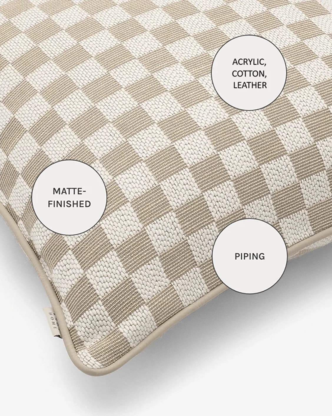Ina Klimt cushions in beige, shown in a product close-up as image 10