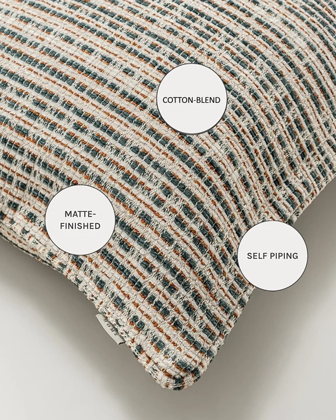 Izzy Canova cushions in ivory and multicolour, shown in a product close-up as image 11