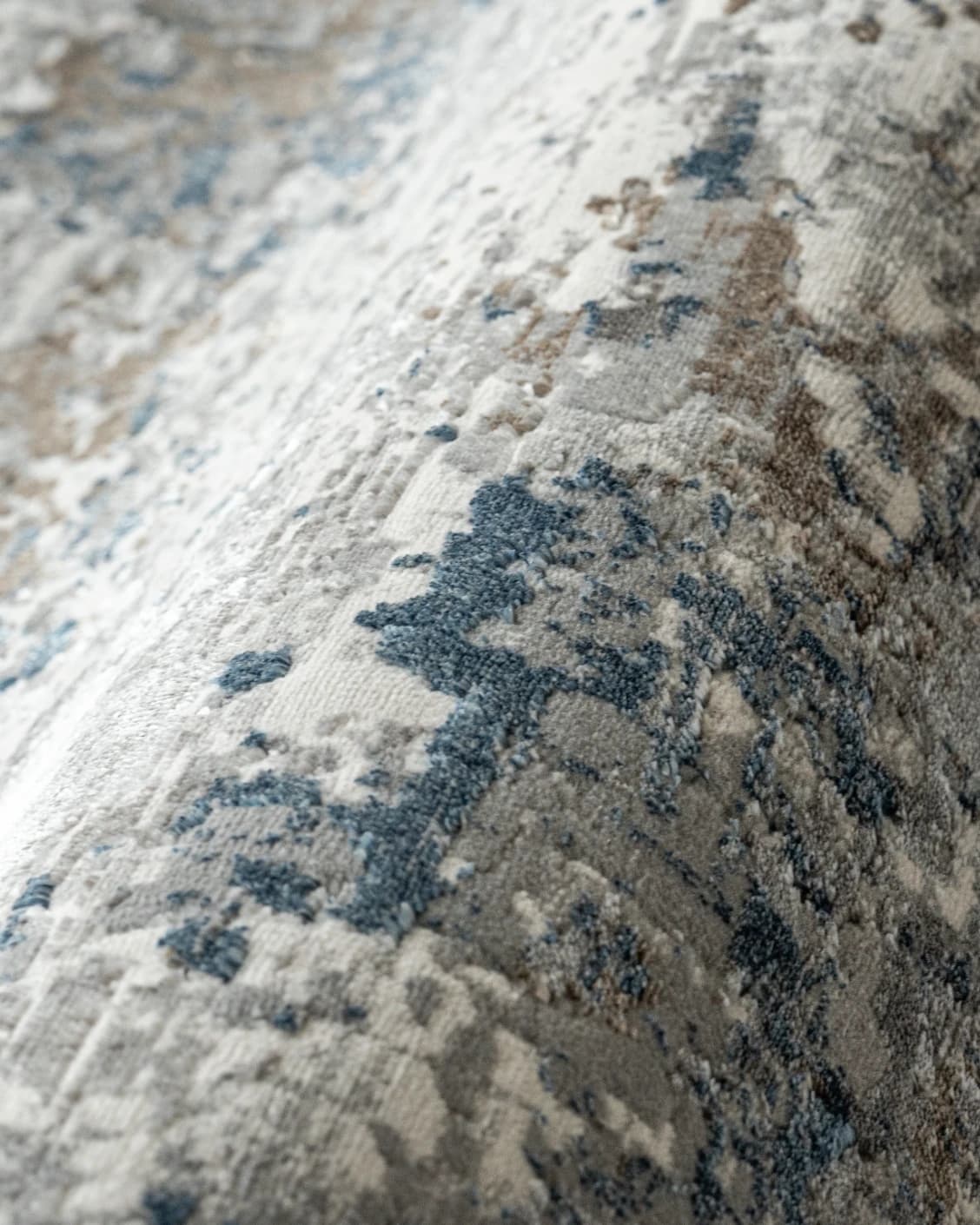 Jacob Sky carpet in blue and grey, shown in a product close-up as image 11