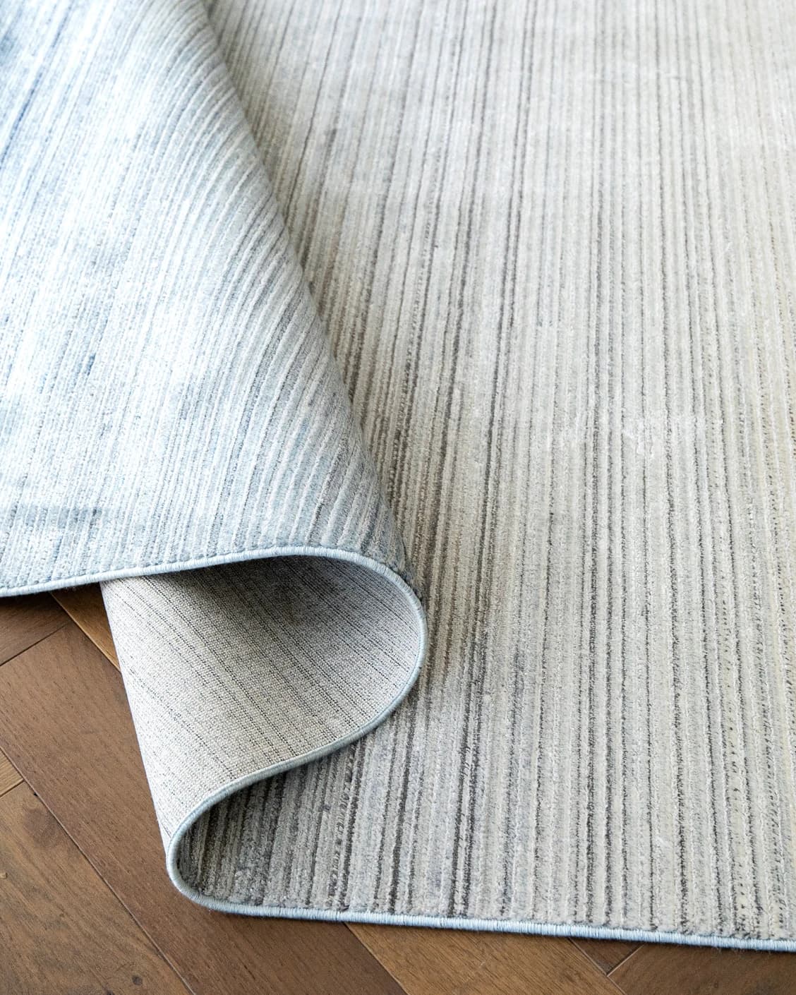 Jade Sky carpet in blue, shown in a product close-up as image 6