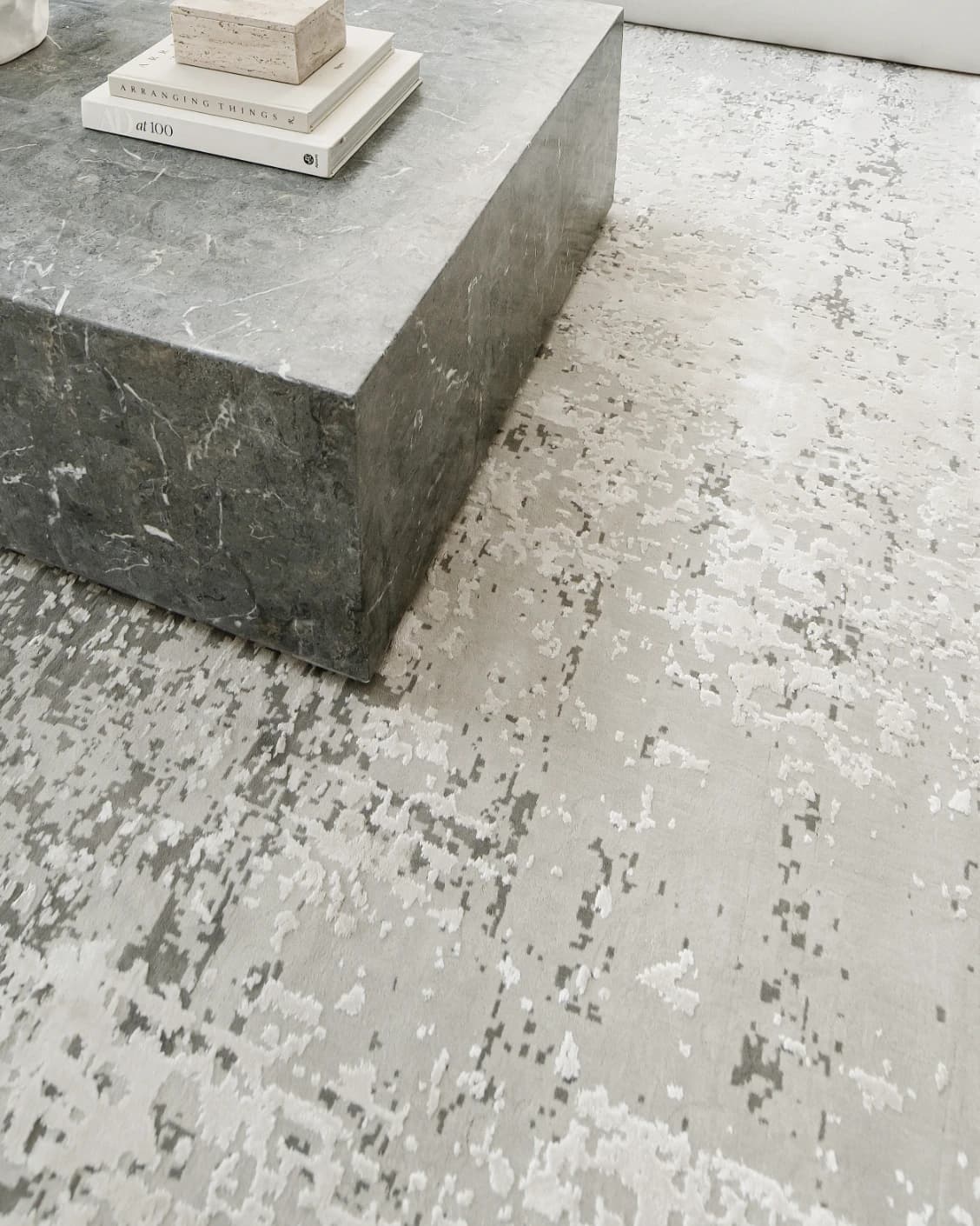 Jay Ashton carpet in grey, shown in a lifestyle close-up as image 8
