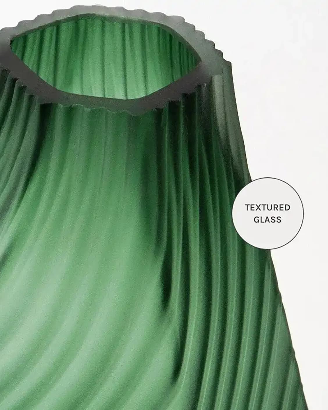 Keira Bundle vases in green, shown in a product close-up as image 9