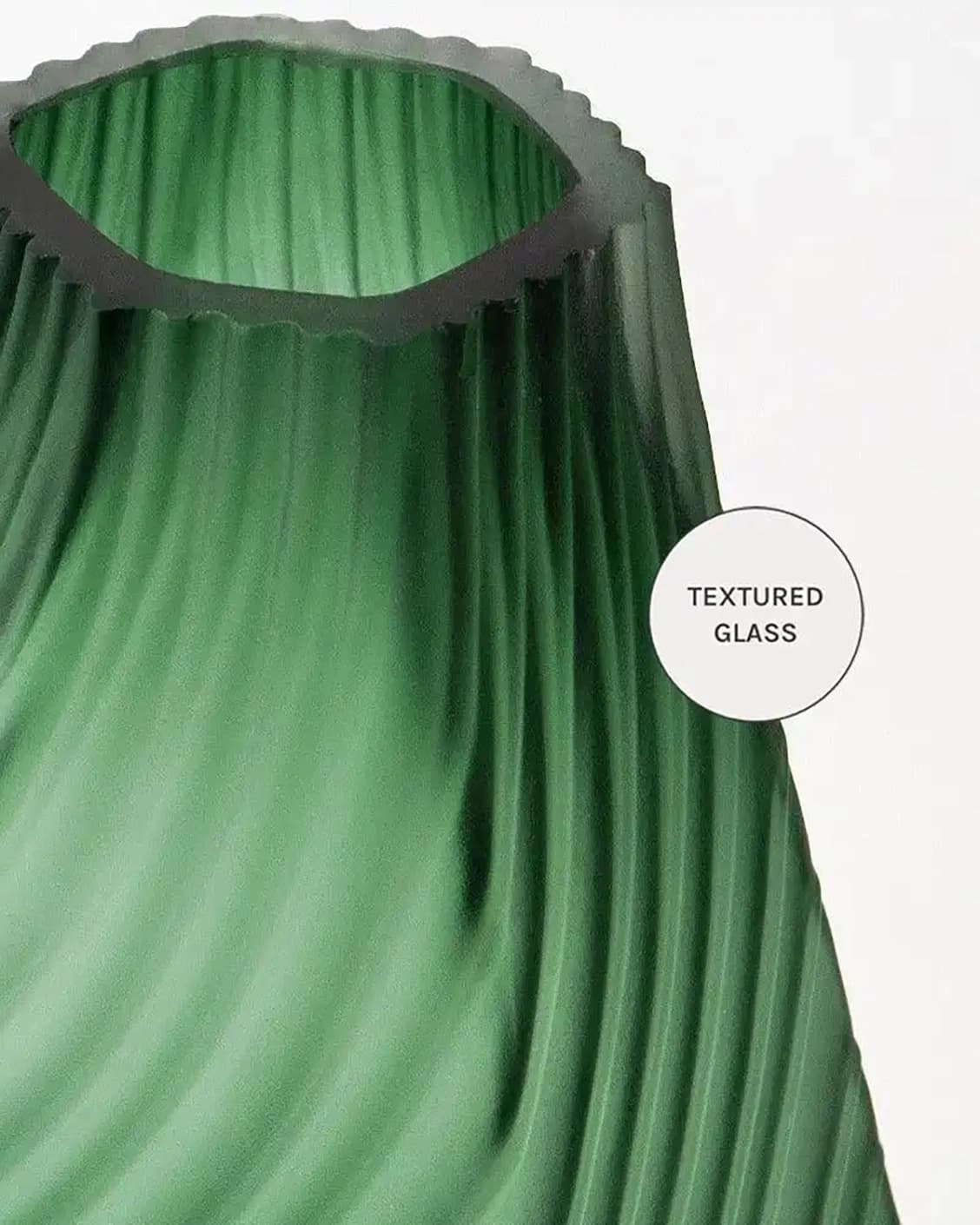 Keira Storms vases in green, shown in a product close-up as image 8