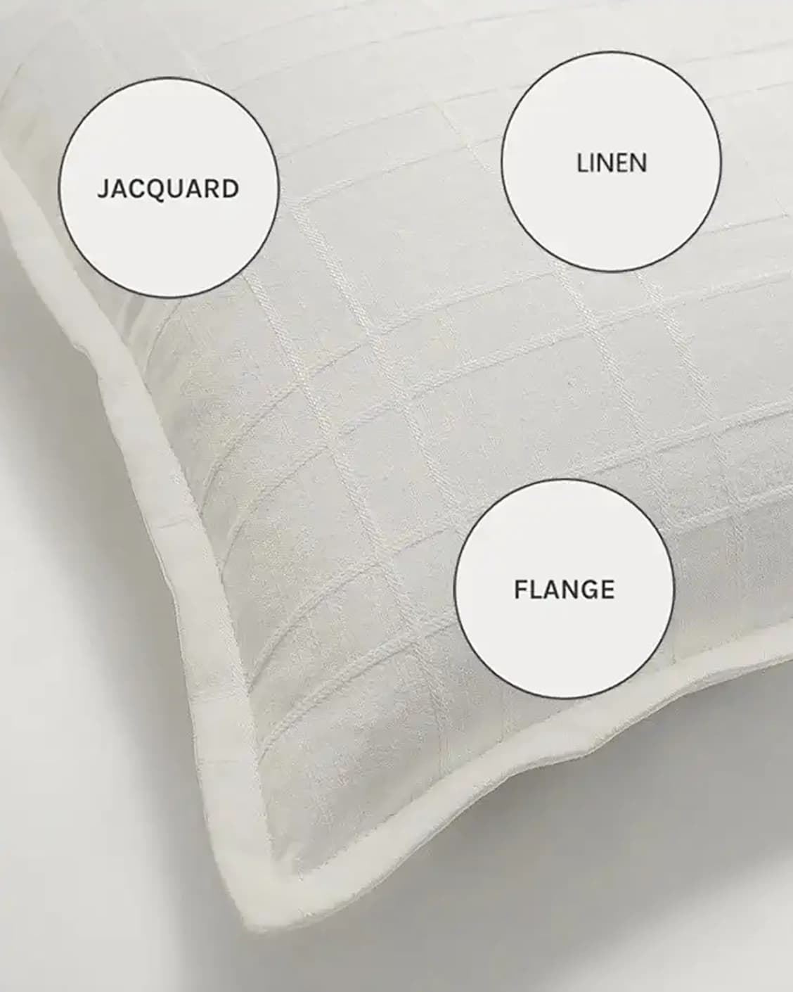 Lenora Bianca cushions in white as image 8