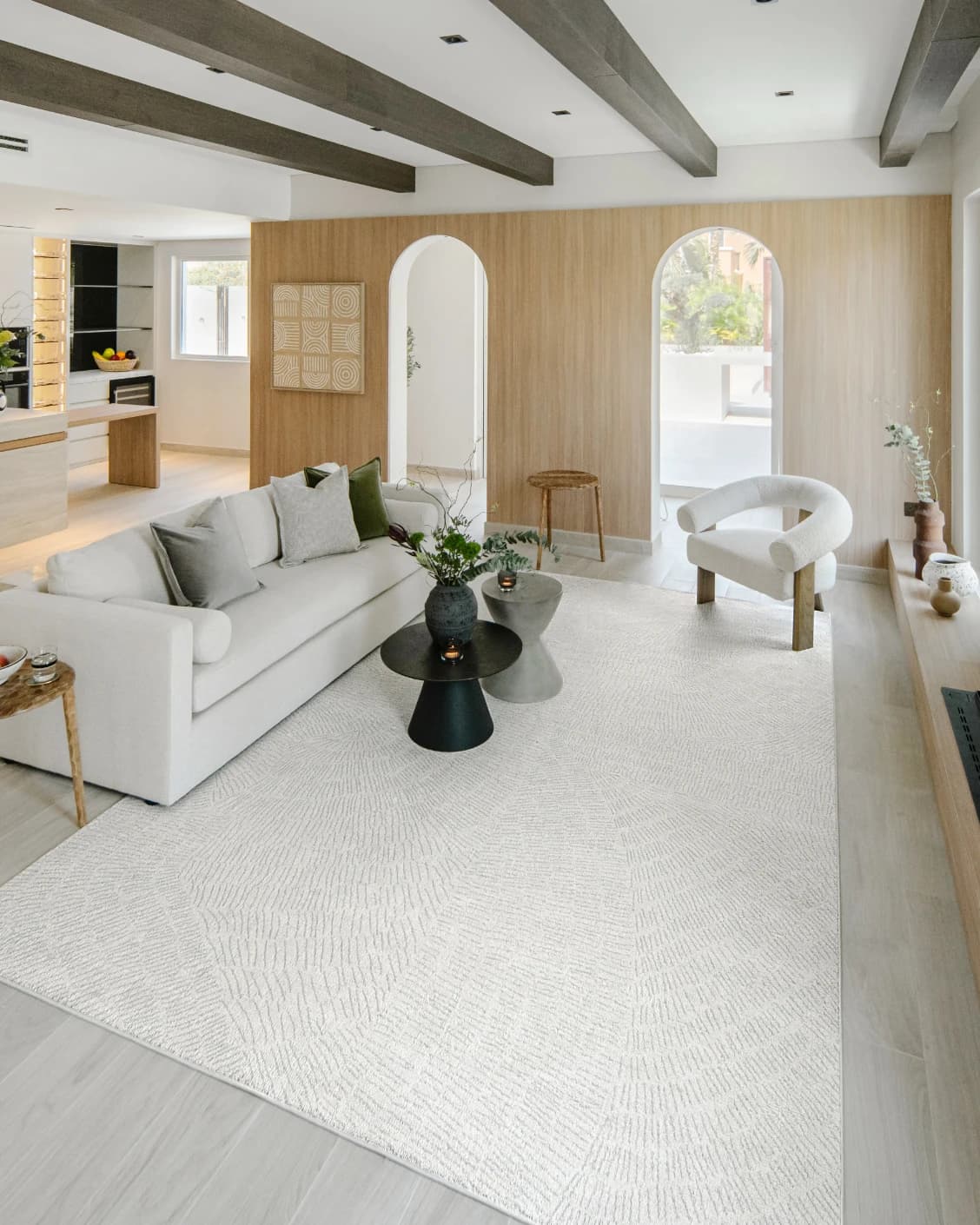 Link Sterling carpet in grey, shown in a lifestyle front view as image 4