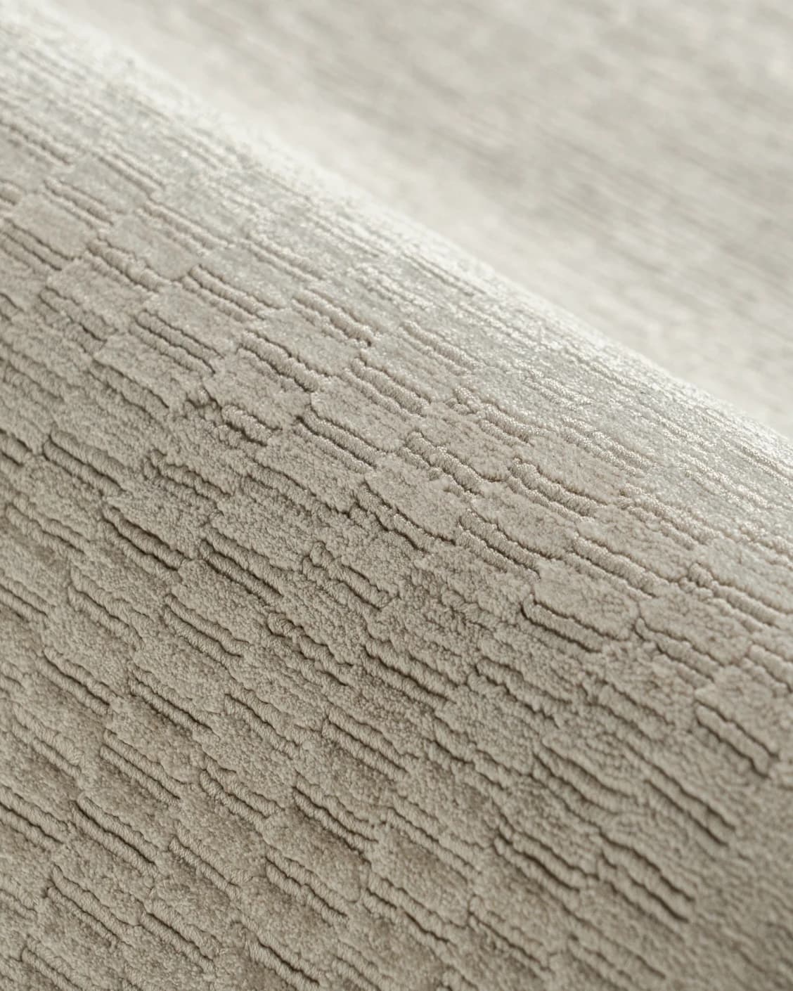 Luna Clay carpet in beige, shown in a product close-up as image 10