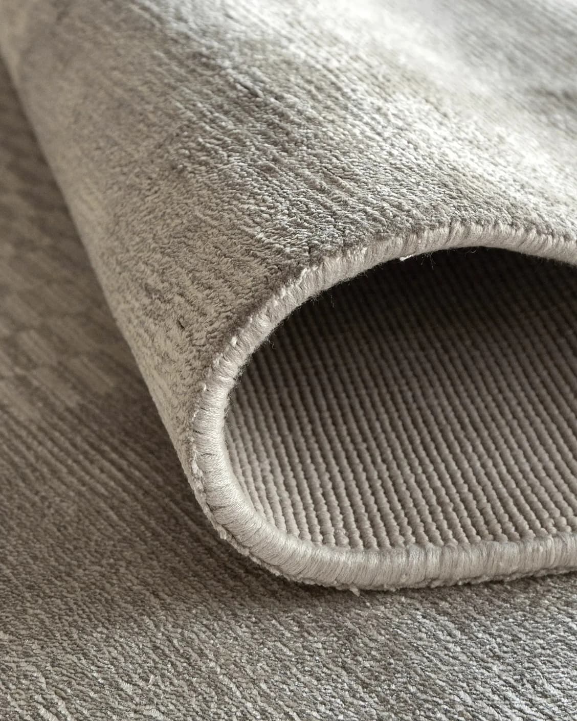 Luna Dune carpet in taupe, brown and beige, shown in a product close-up as image 10
