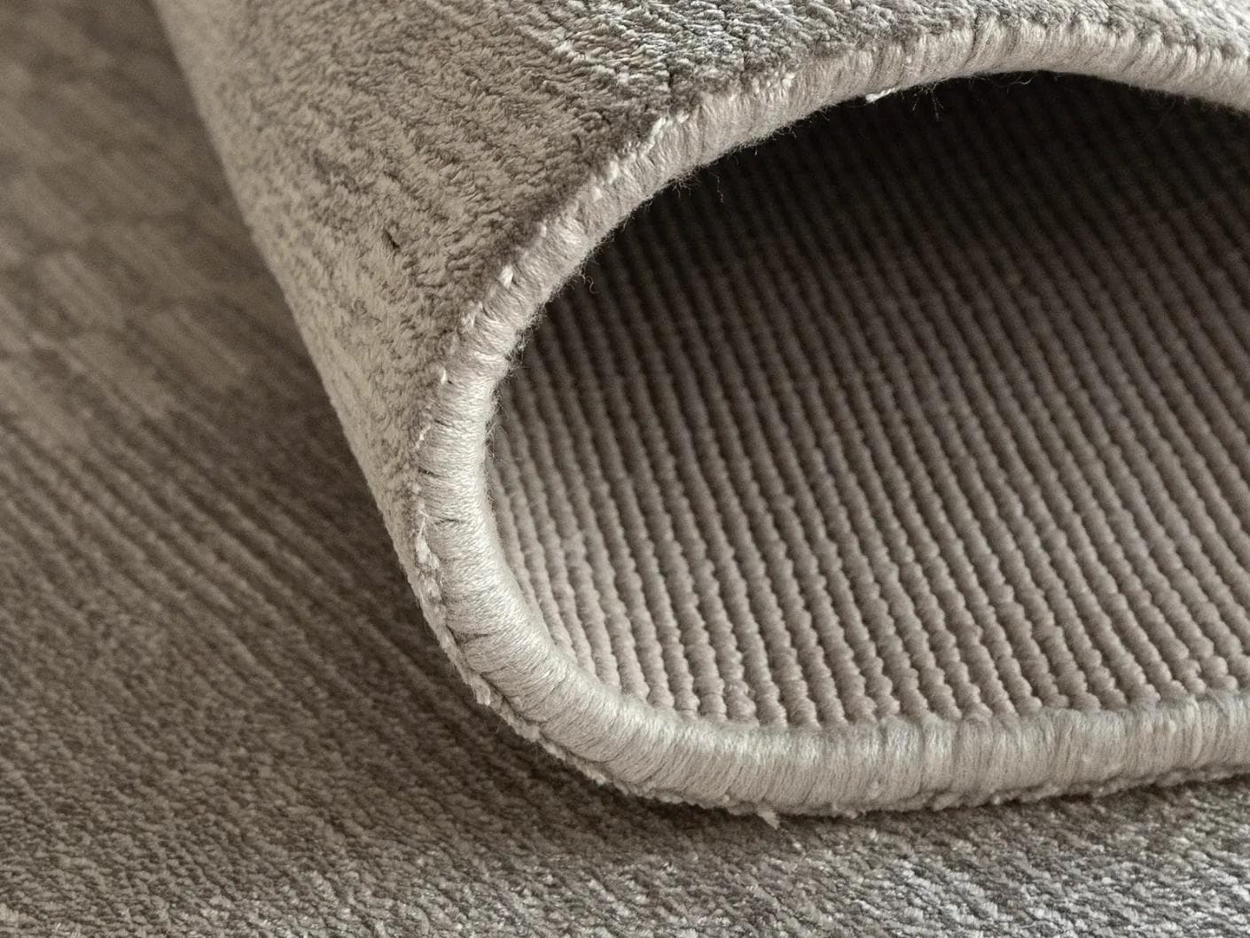 Luna Dune carpet in taupe, brown and beige, shown in a product close-up as image 10