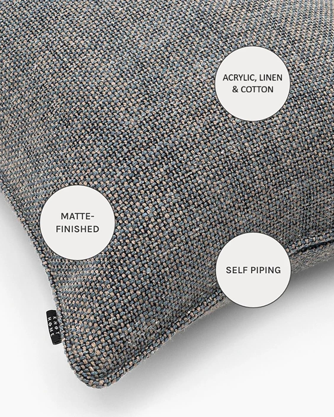 Lynn Canova cushions in blue, shown in a product close-up as image 10