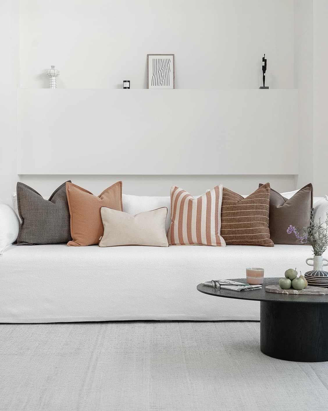 Mahima Bundle cushion, shown in a lifestyle front view as image 2