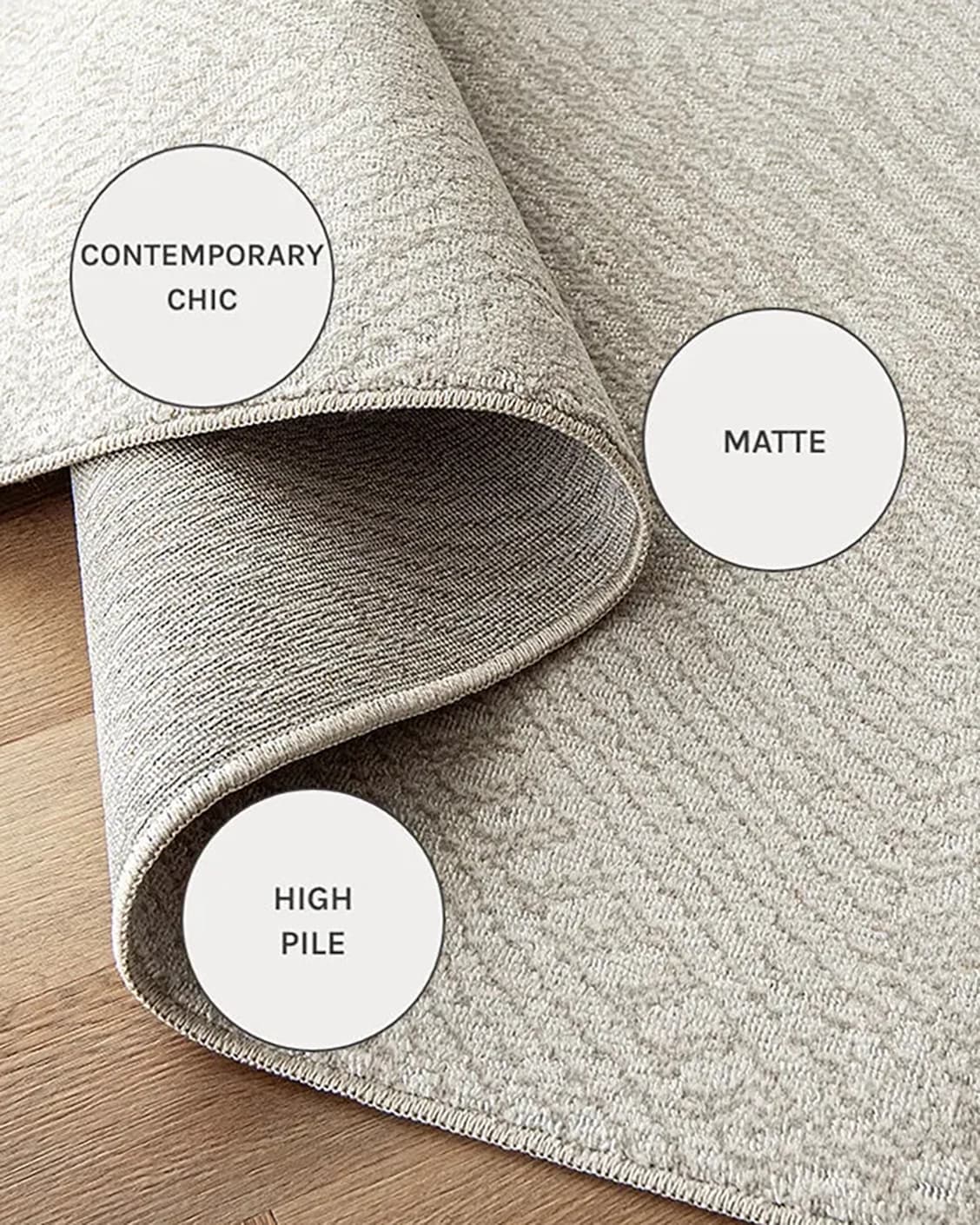 Marco Sandy carpets in sandy and beige, shown in a close-up as image 15