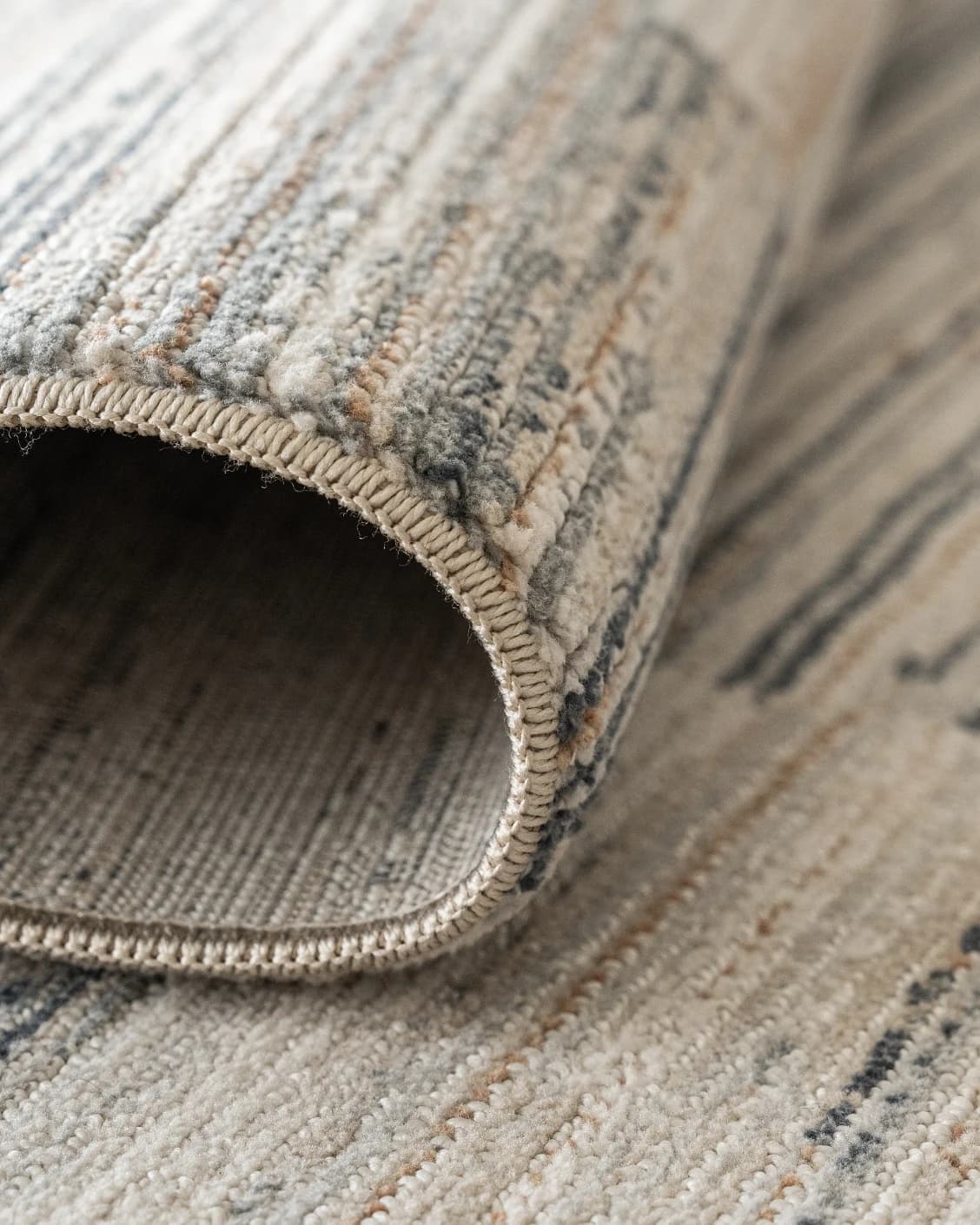 Marco Stone carpet in beige and grey, shown in a product close-up as image 12