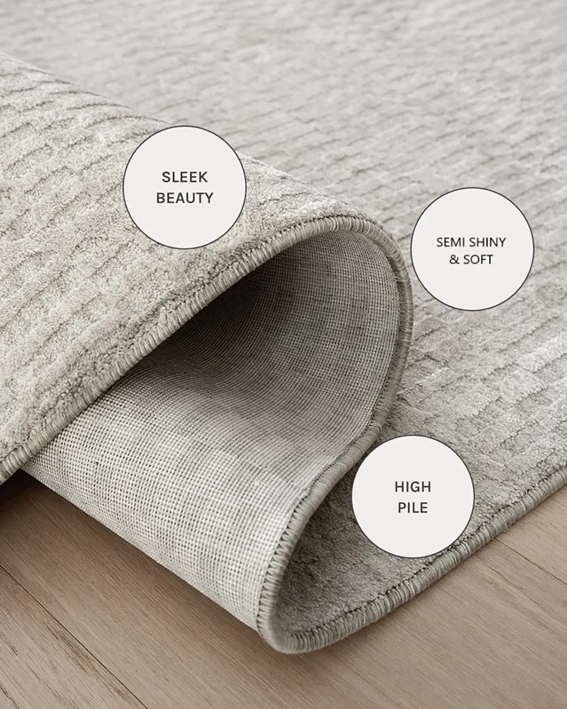 Maverick Sandy carpets in sandy and beige, shown in a close-up as image 12