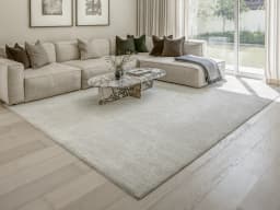 Maverick Sandy carpet in sandy and beige, shown in a lifestyle front view