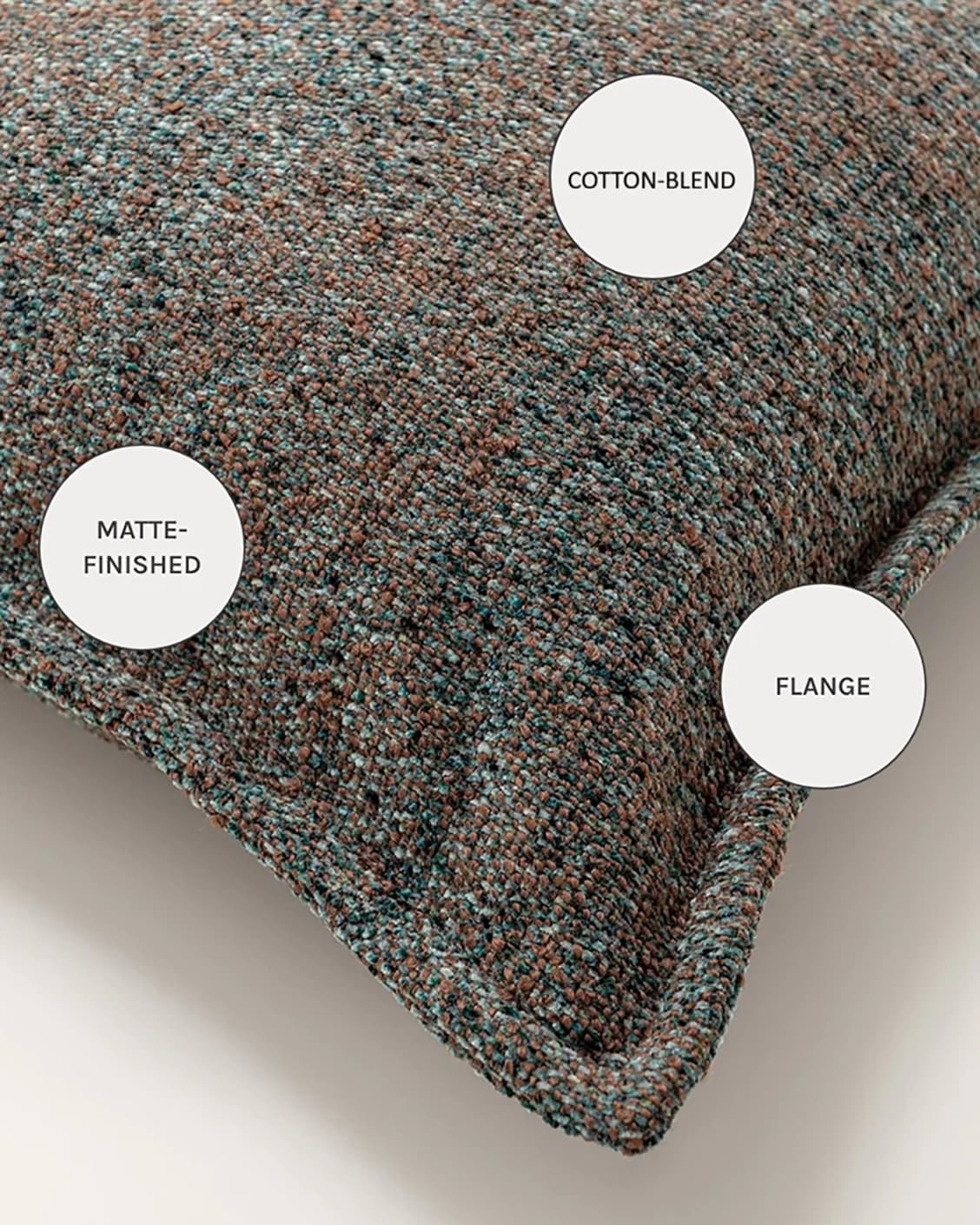 May Chromix cushions in blue and multicolour, shown in a product close-up as image 11