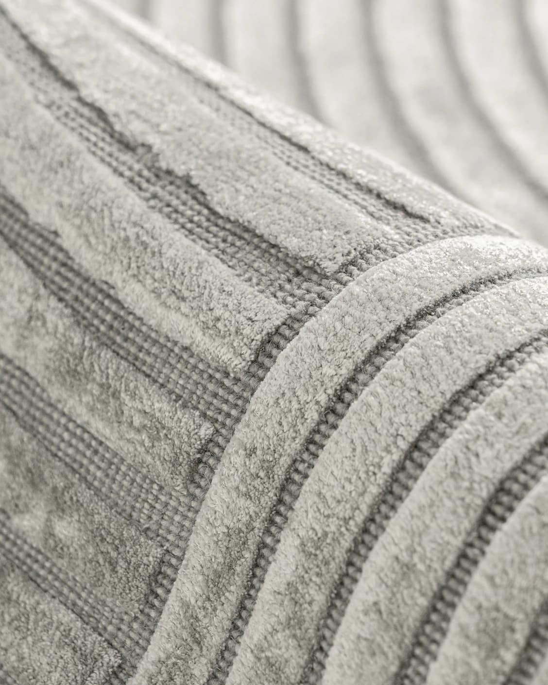 Maze Ashton carpet in grey, shown in a product close-up as image 12