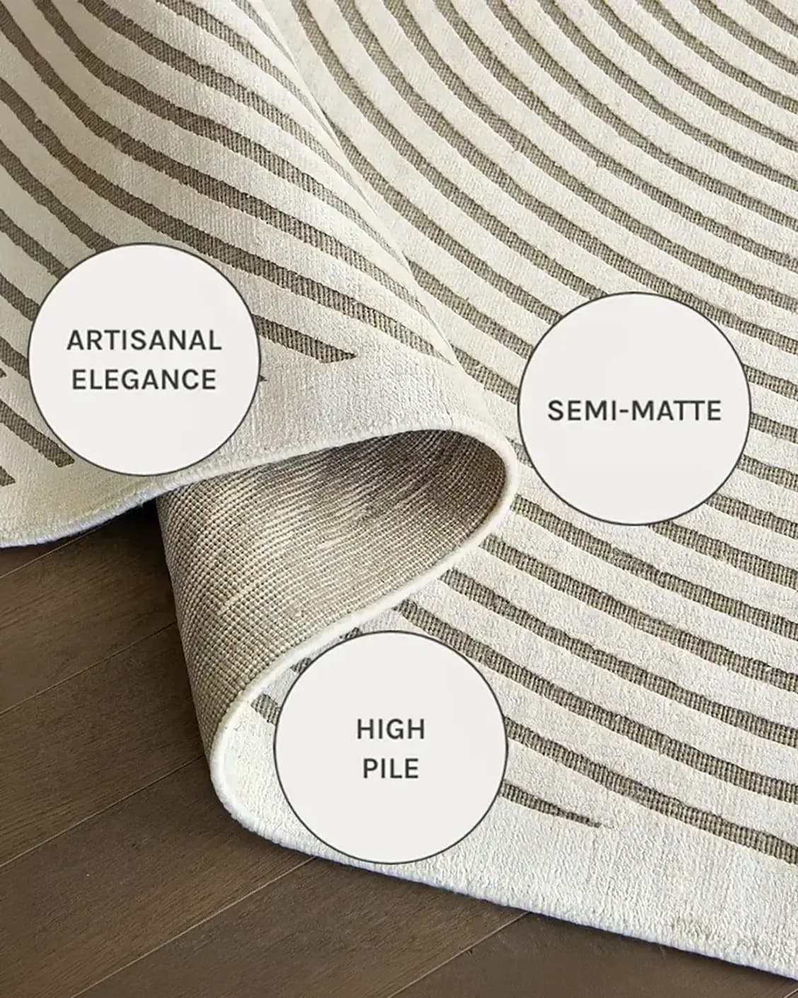 Maze Sandy carpets in sandy and beige, shown in a close-up as image 14