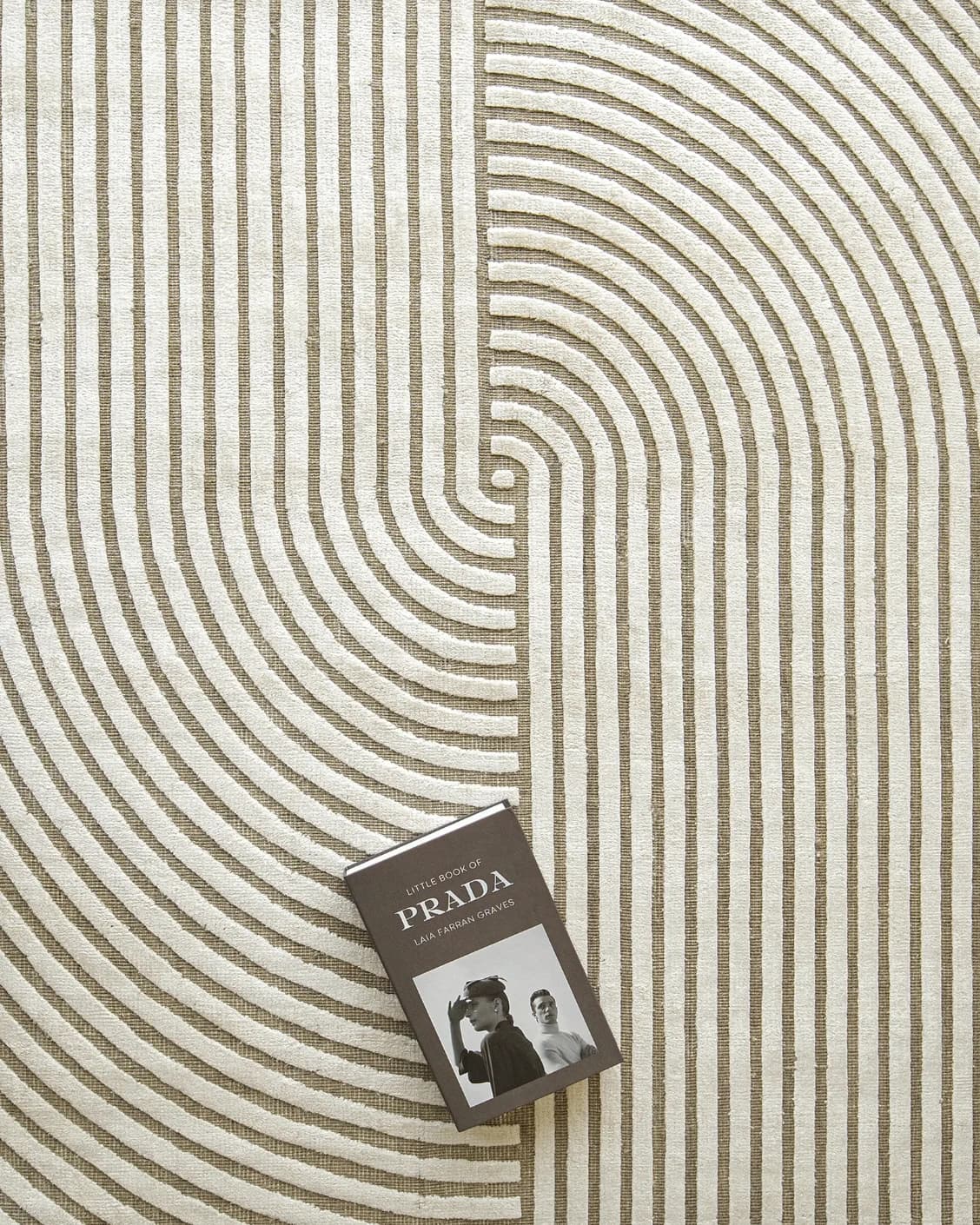 Maze Sandy carpet in beige, shown in a product close-up as image 11
