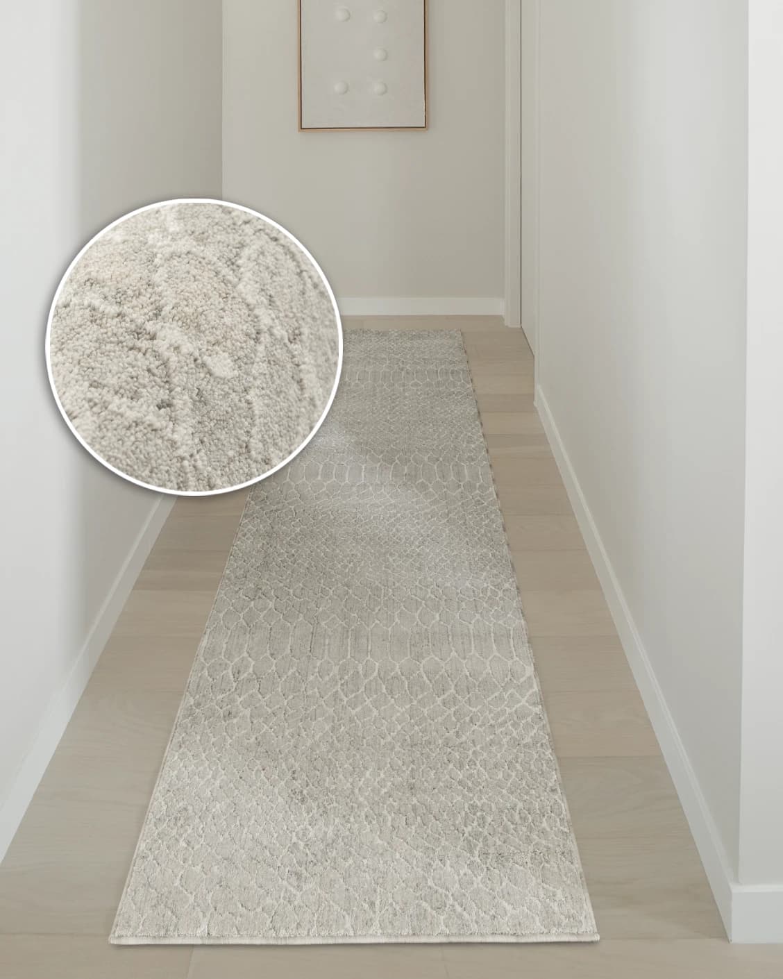 Miami Stone Runners carpet in brown and beige, shown in a lifestyle front view