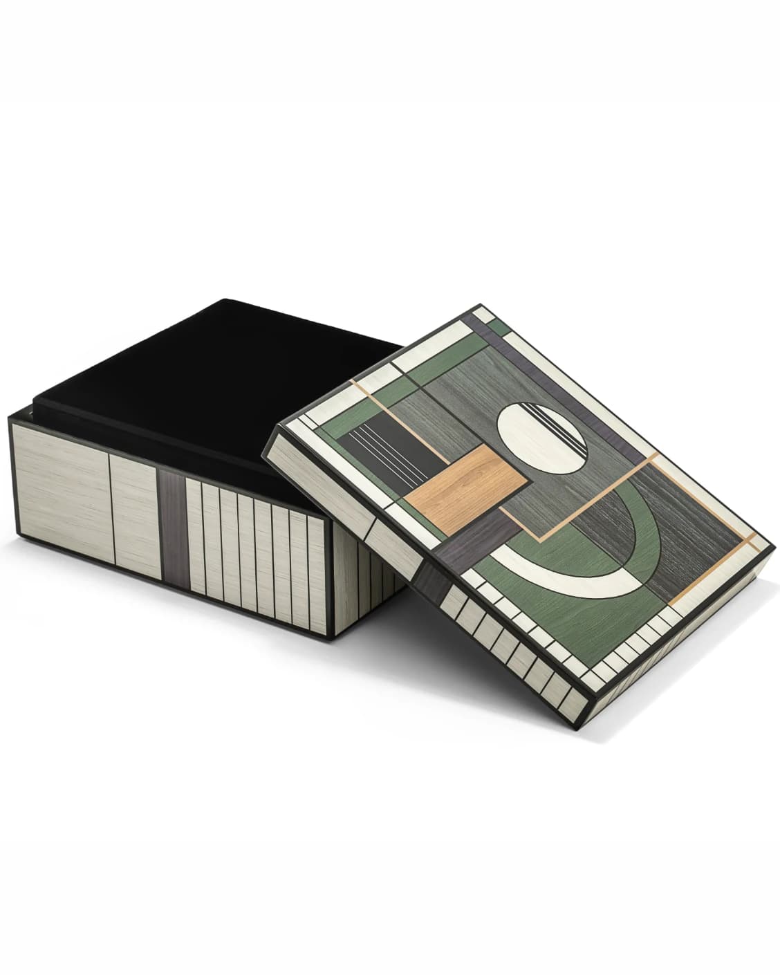 Miro Cornell accessory in black and beige, shown in a product right view as image 8