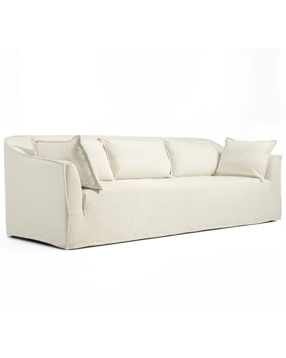 Miro Warm Ivory sofa in ivory, shown in a product left view as image 11