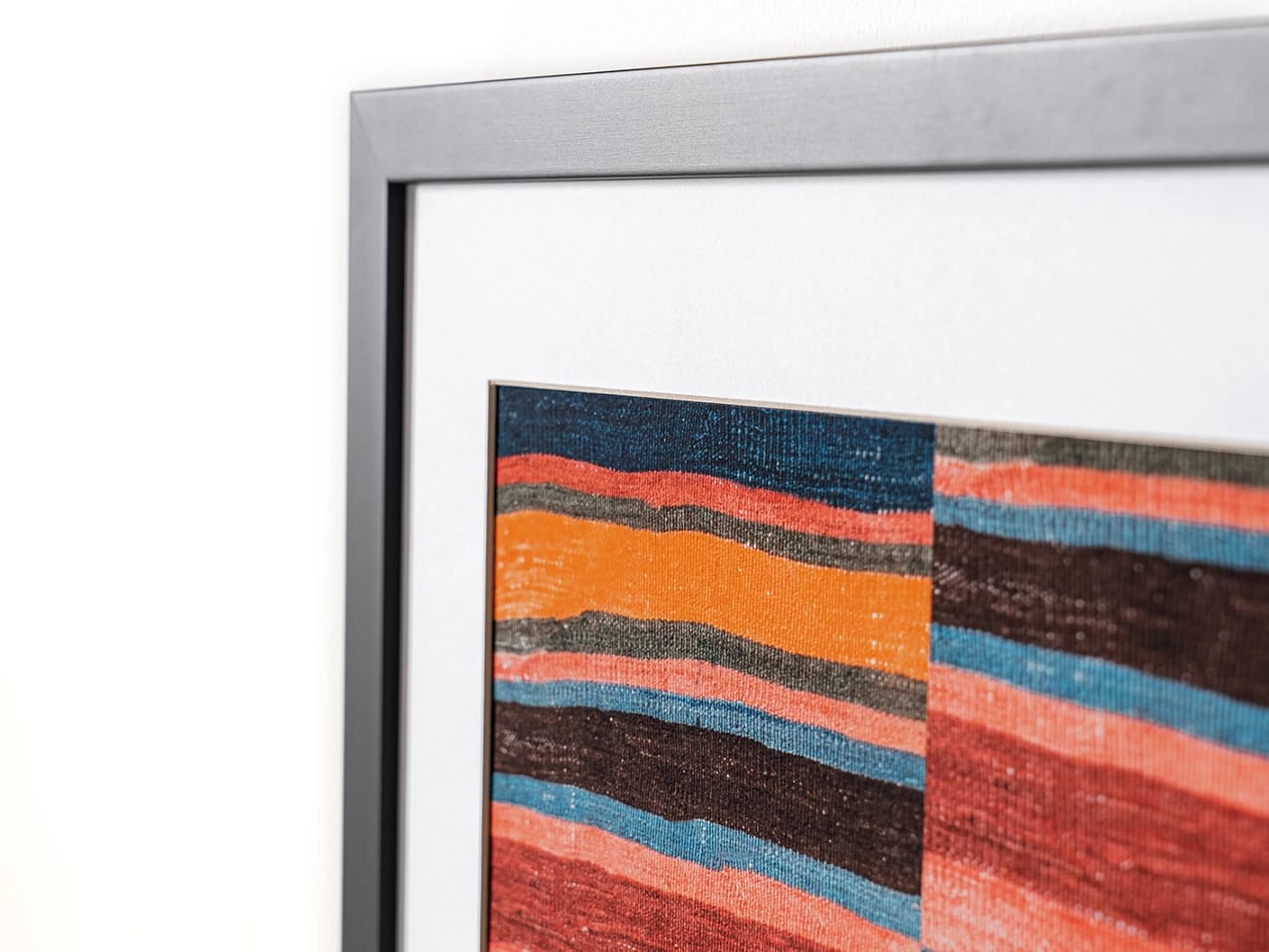 Misfits fine art print in multicolour, shown in a lifestyle close-up view as image 2
