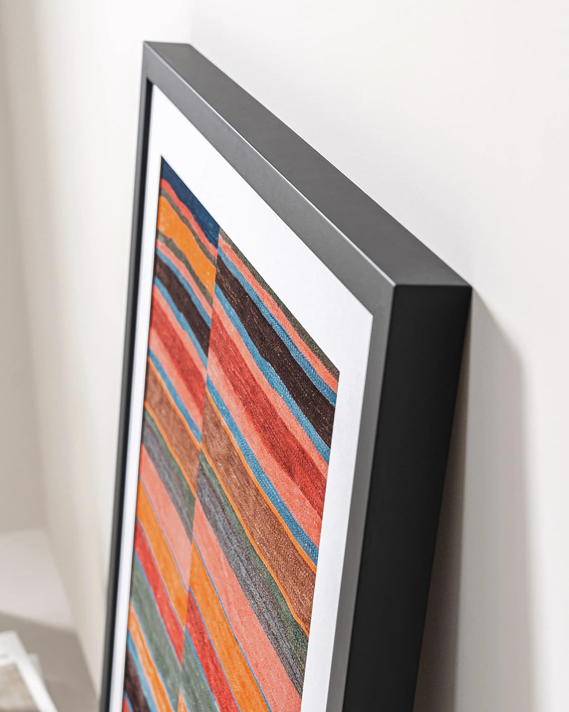 Misfits fine art print in multicolour, shown in a lifestyle top view as image 5