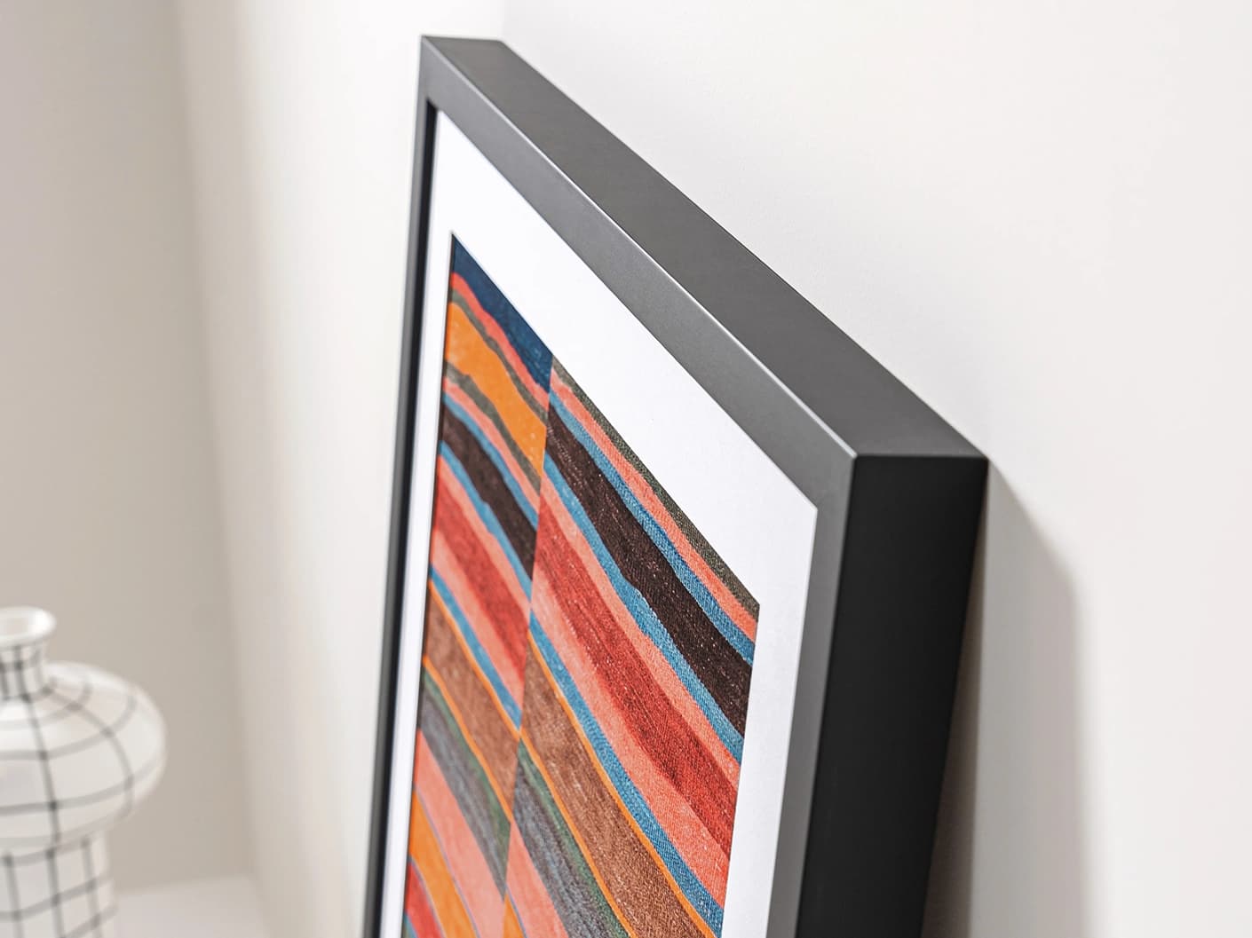 Misfits fine art print in multicolour, shown in a lifestyle top view as image 1