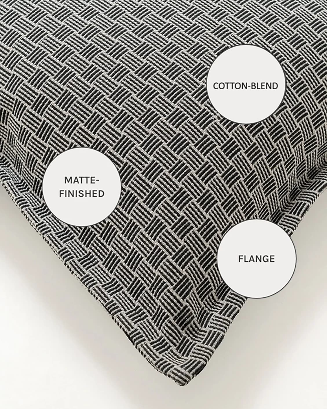 Naomi Steele cushions in grey, shown in a product close-up as image 10
