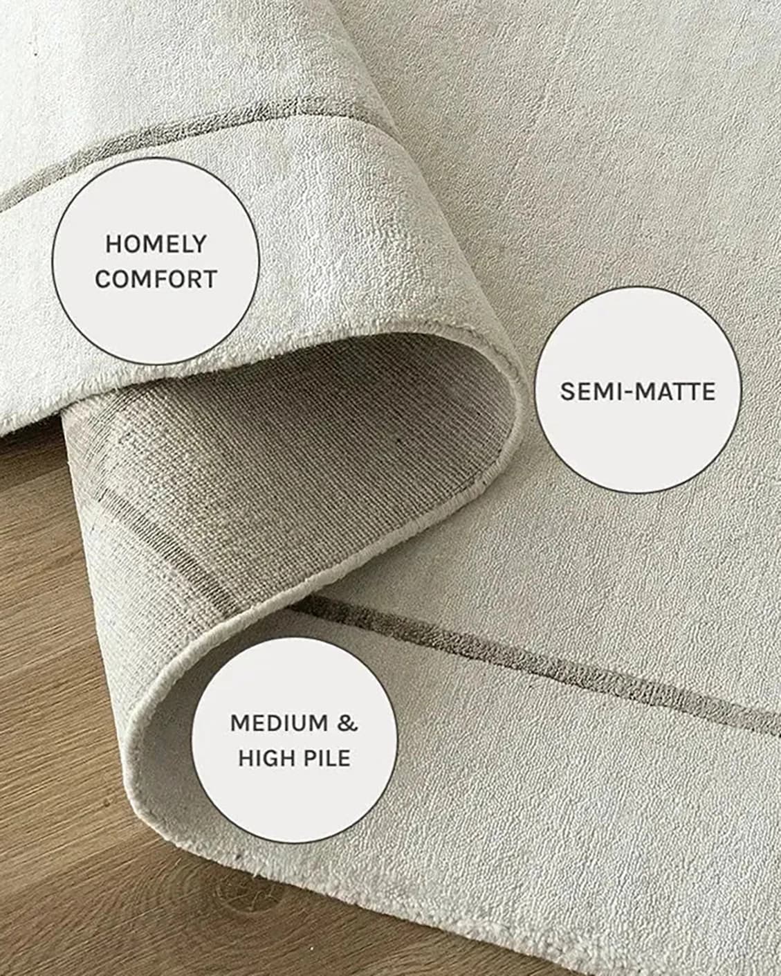 Noon Sadaf carpets in beige, shown in a close-up as image 14