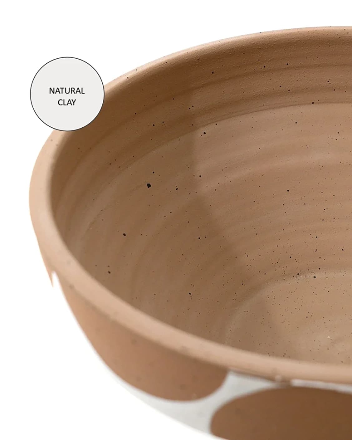 Oris Terra bowls in soft ivory, beige and white, shown in a product close-up as image 9