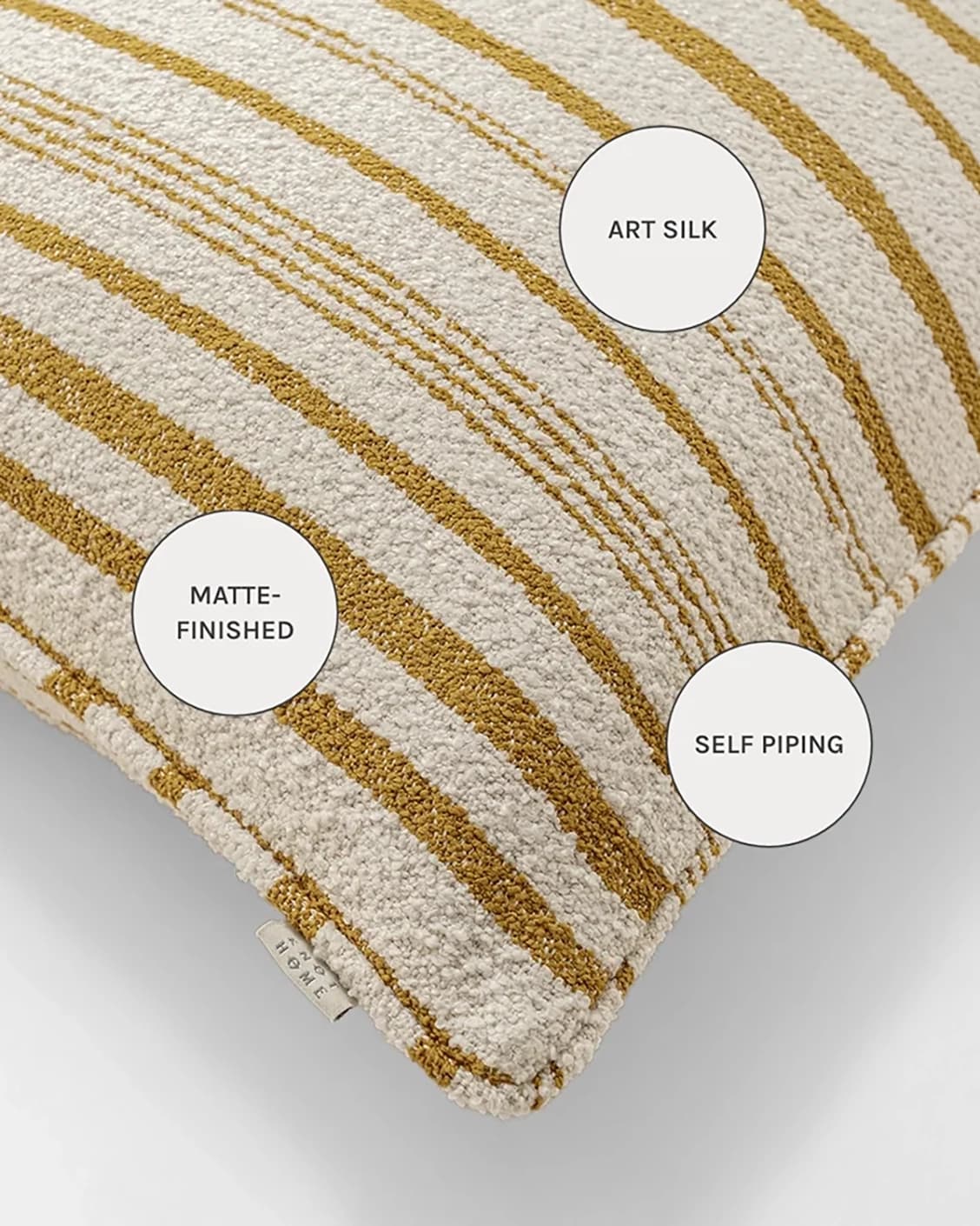 Raya Klimt cushions in ivory, shown in a product close-up as image 12