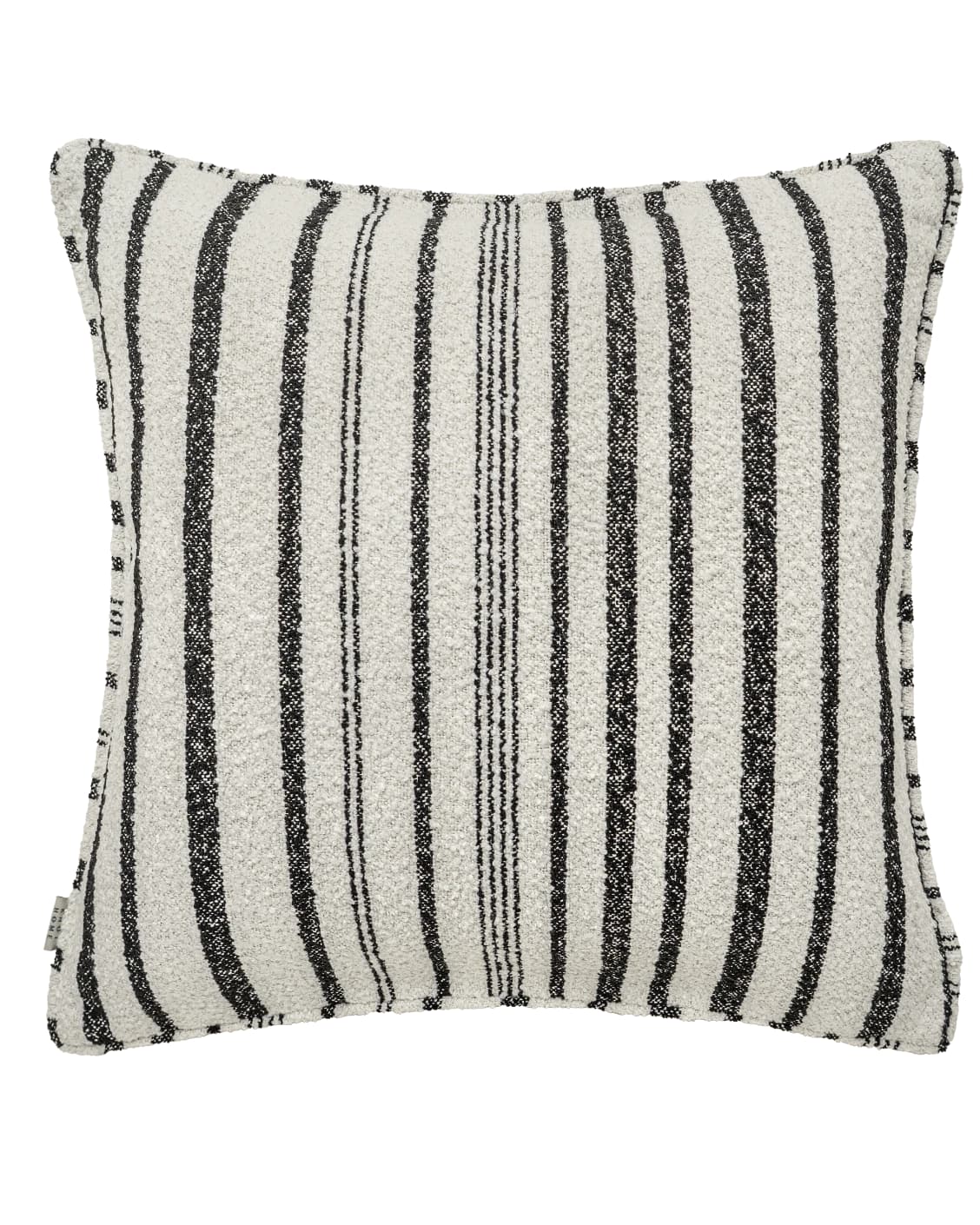 Raya Steele cushion in ivory and charcoal, shown in a product front view as image 9