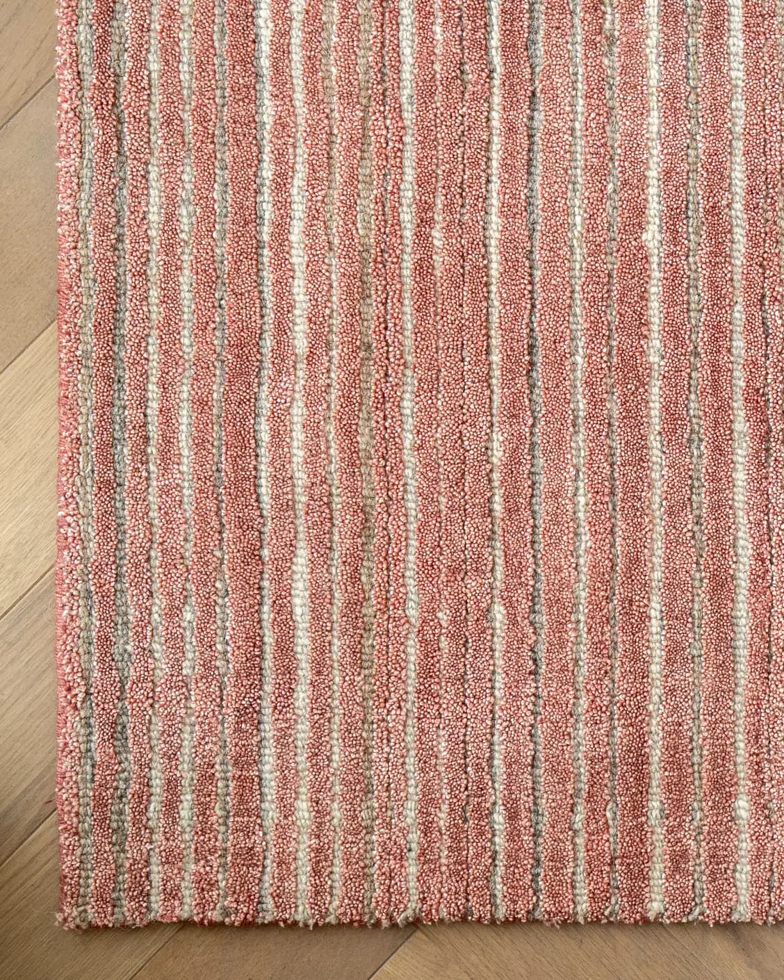 Rita Rosso II carpet in red, shown in a product top view as image 15