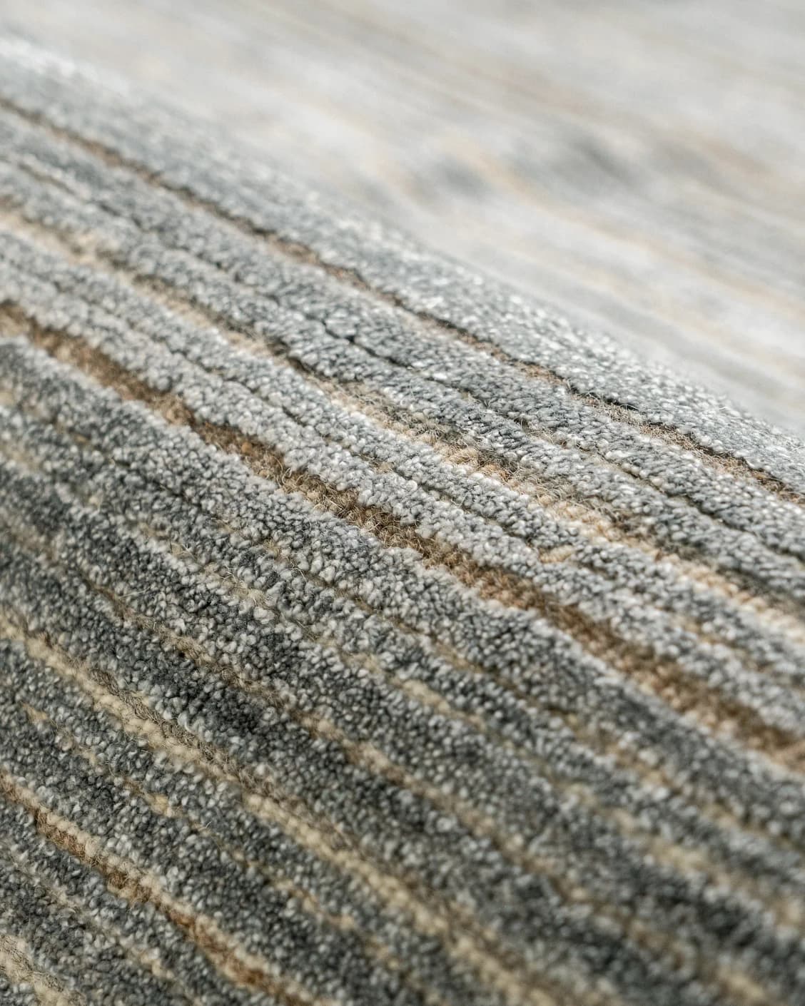 Rita Stevens carpet in grey, shown in a product close-up as image 10
